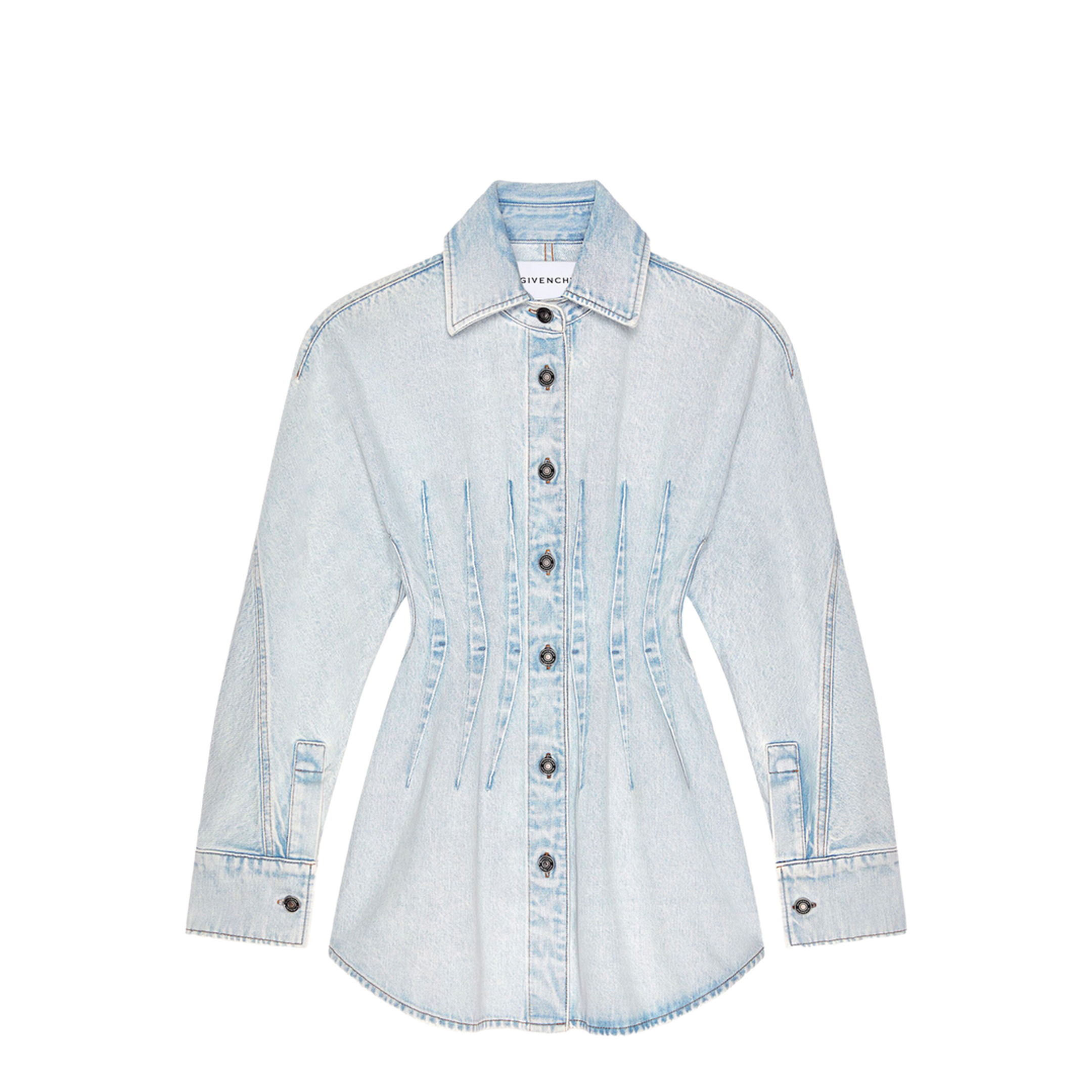 MAYFEYR - Givenchy - Cinched Waist Denim Cocoon Dress - BW22QS517P