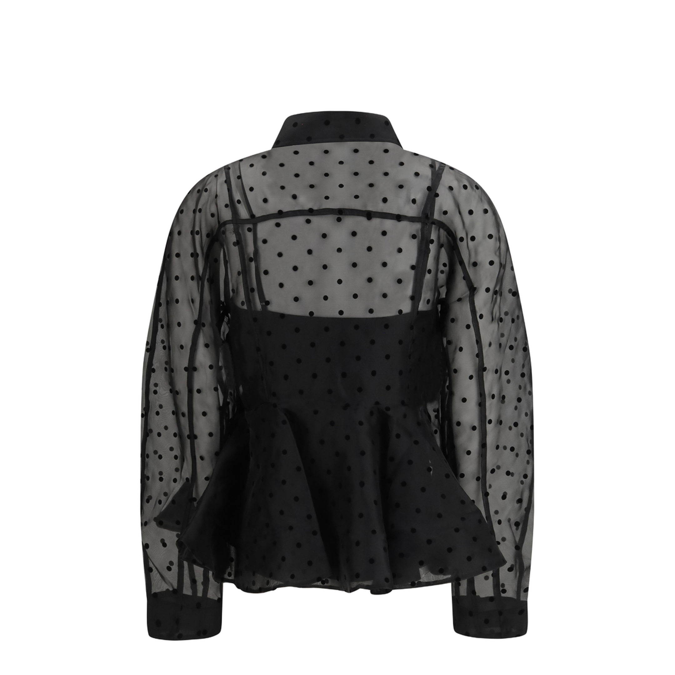 MAYFEYR - Ganni - Polka Dot Organza Shirt - A1040083