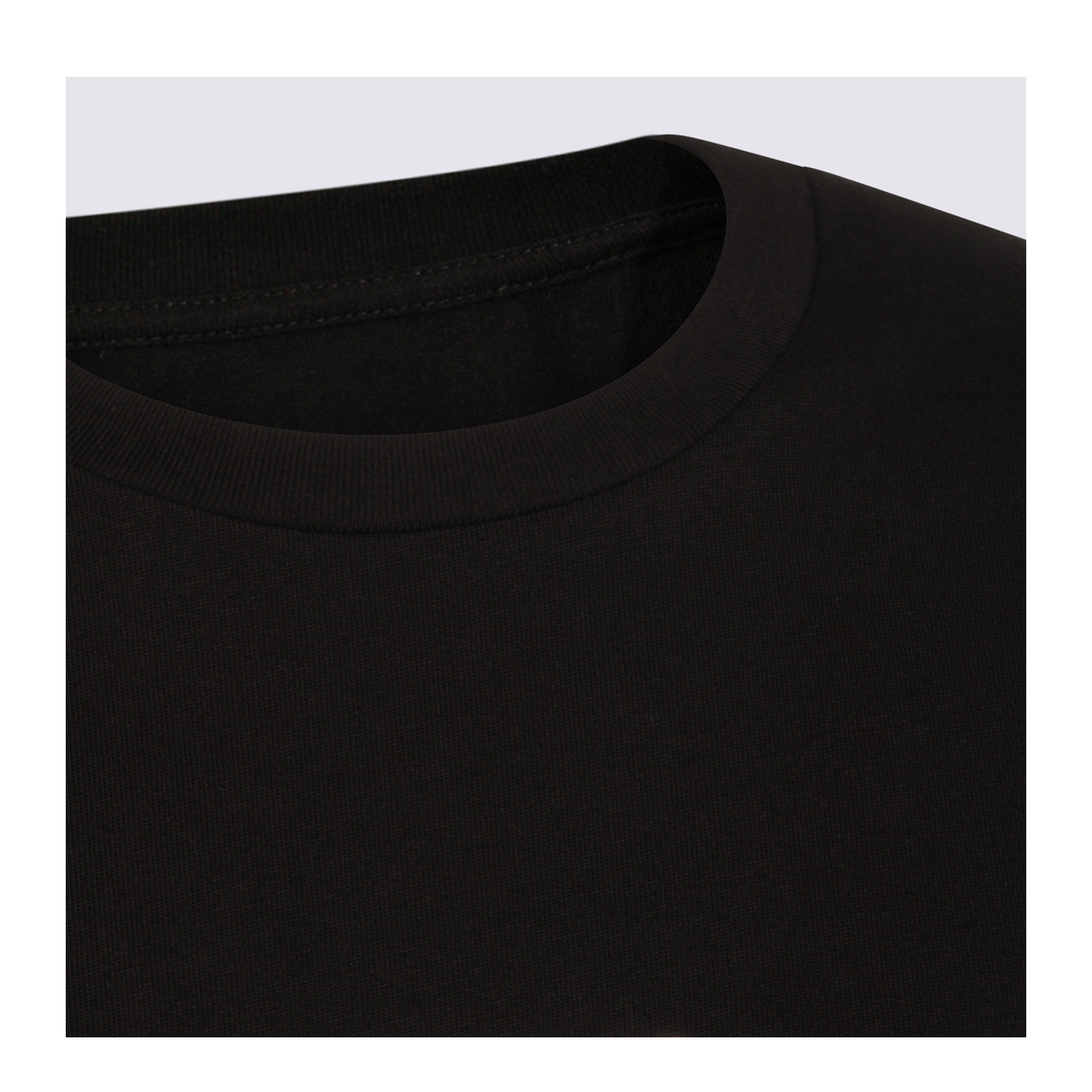 Black Cotton T-Shirt