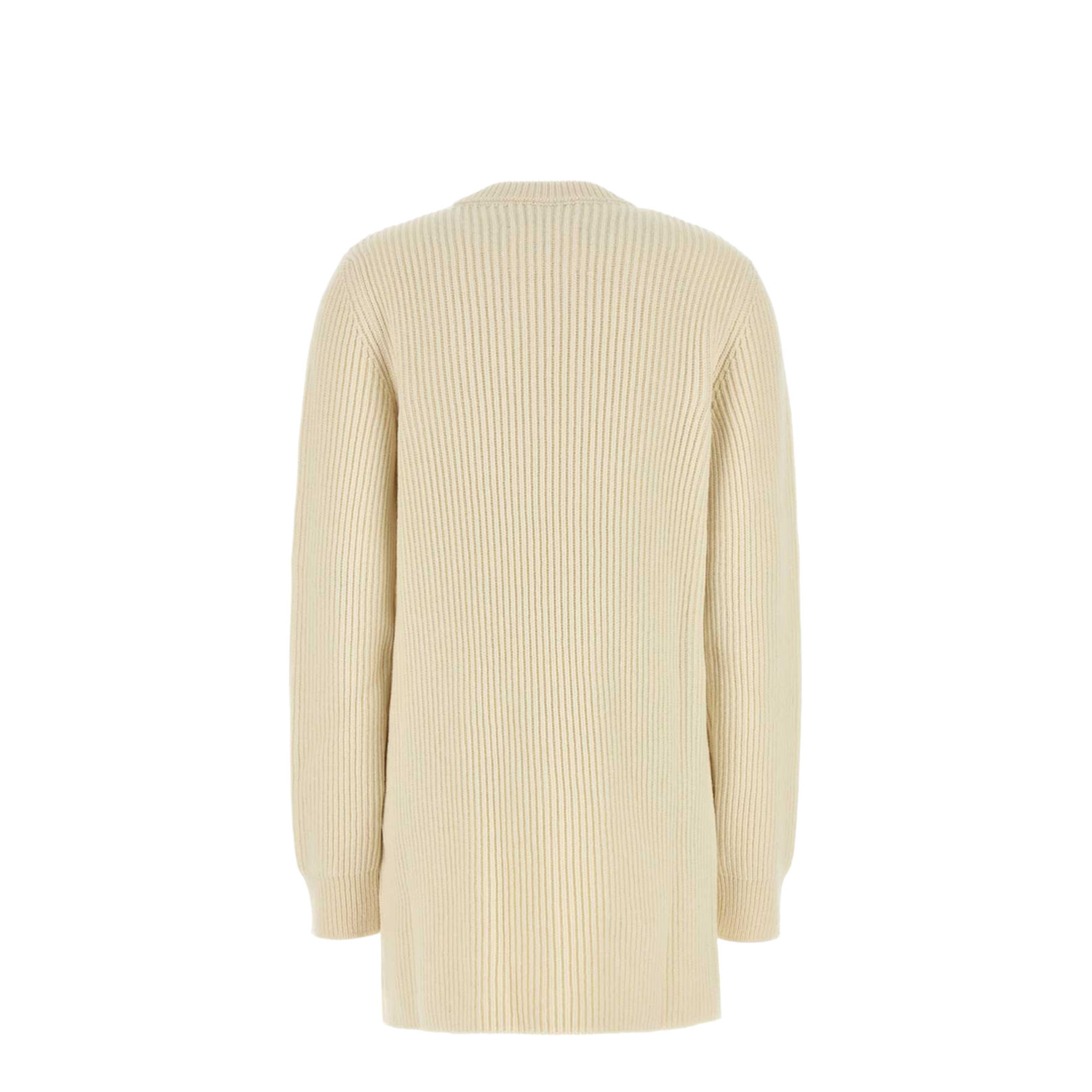 Ivory Wool Sweater Dress