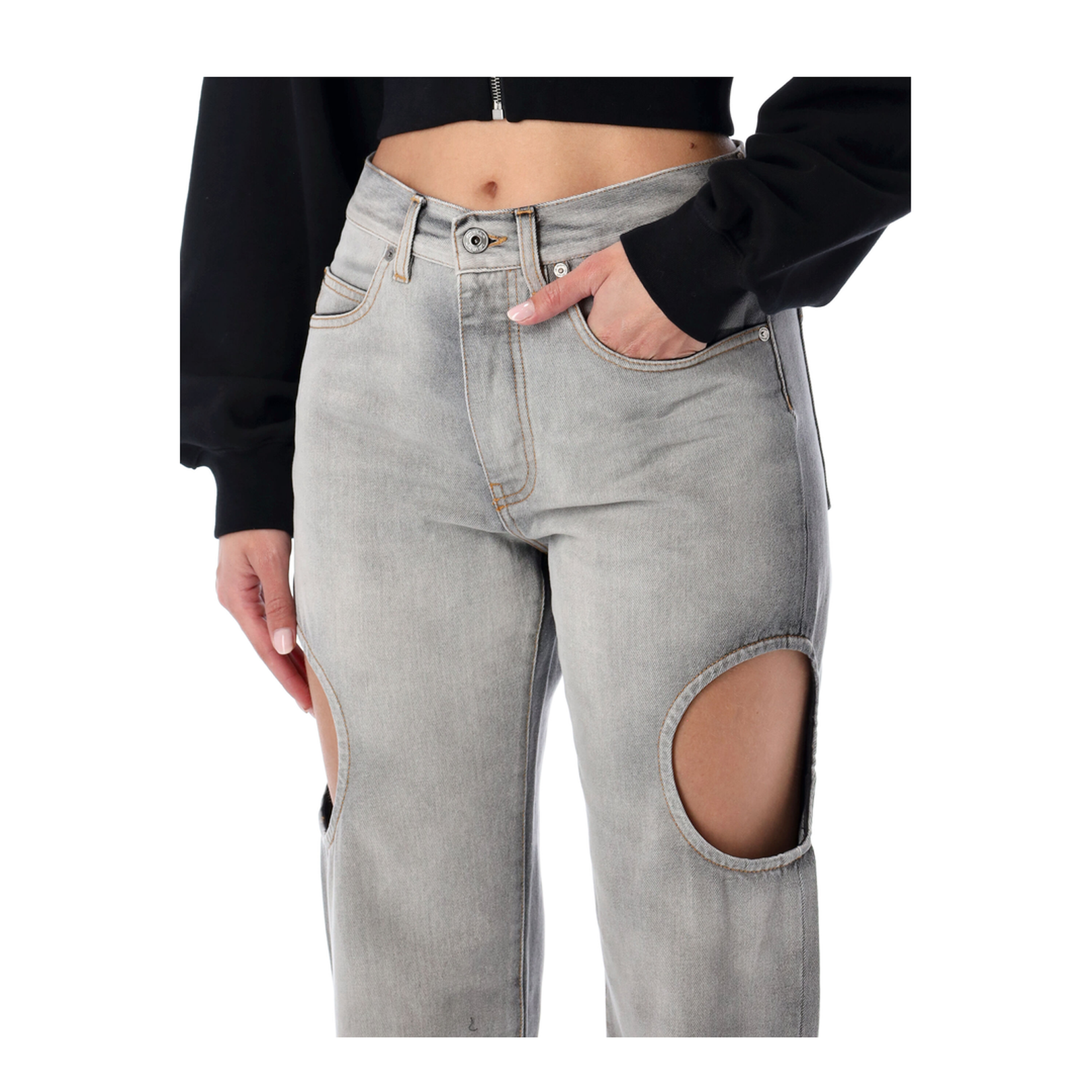 Meteor Cut-Out Jeans