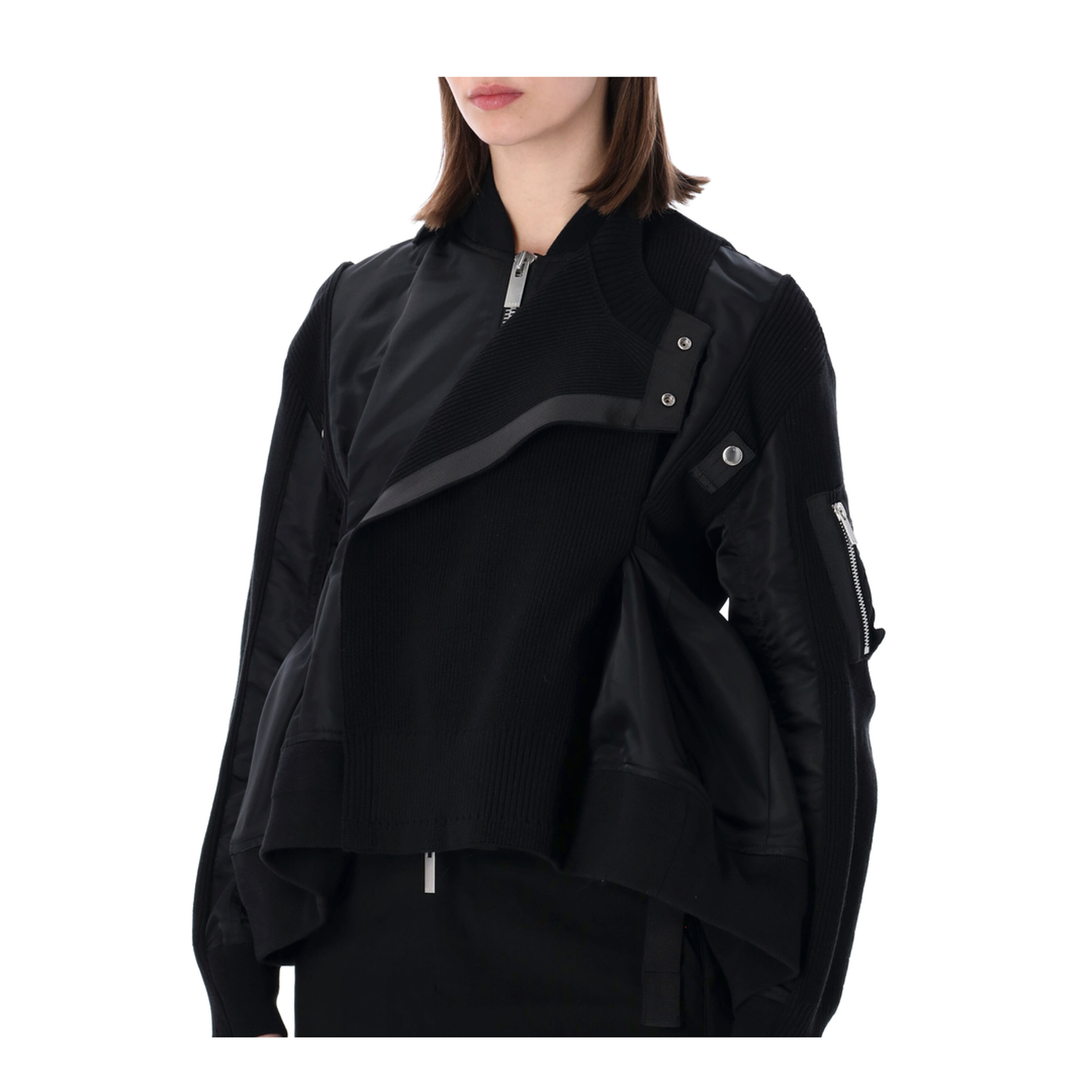 MAYFEYR - Sacai - Coats Black - 26-08451001