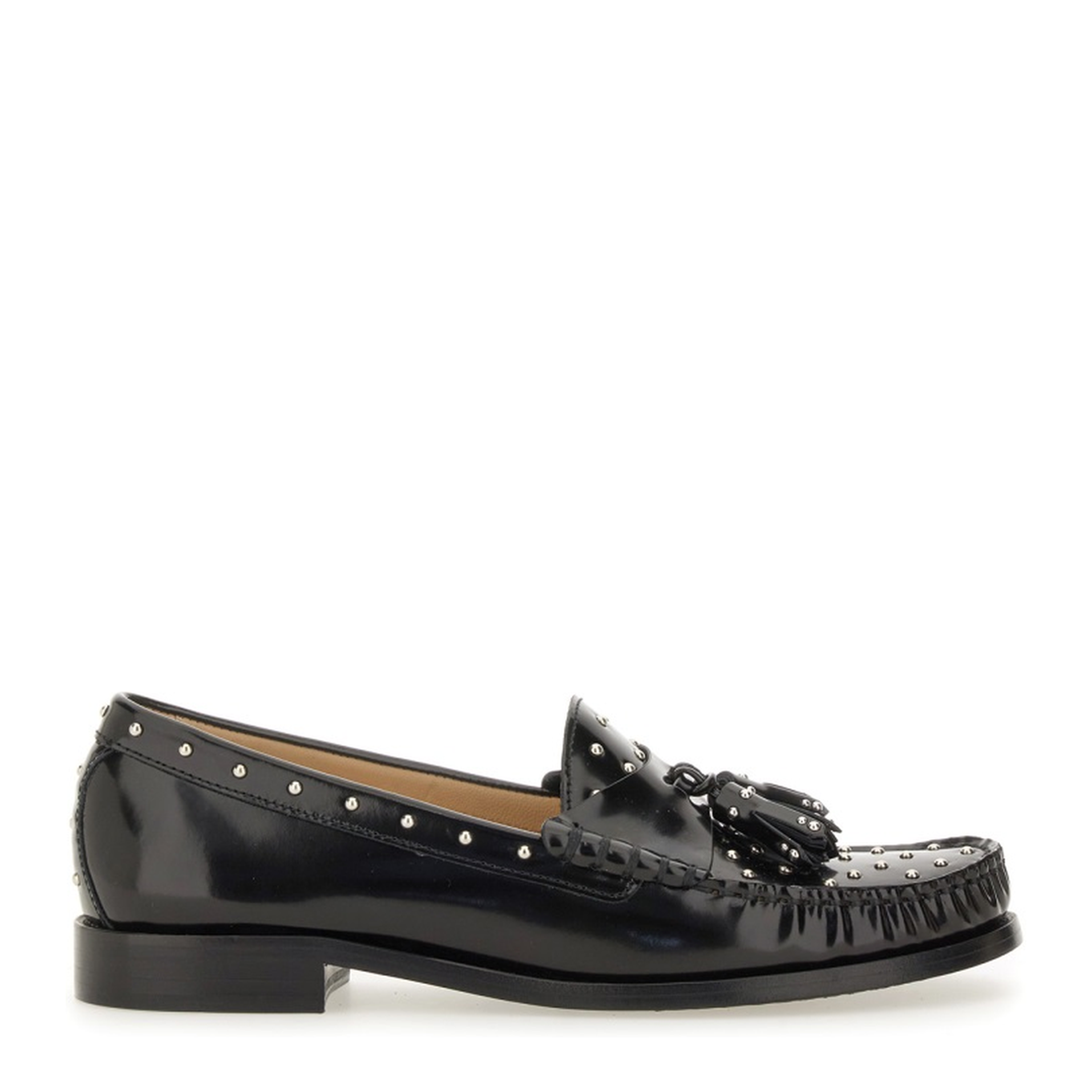 MAYFEYR - Stuart Weitzman - Moccasin Lottie - SL495BLK
