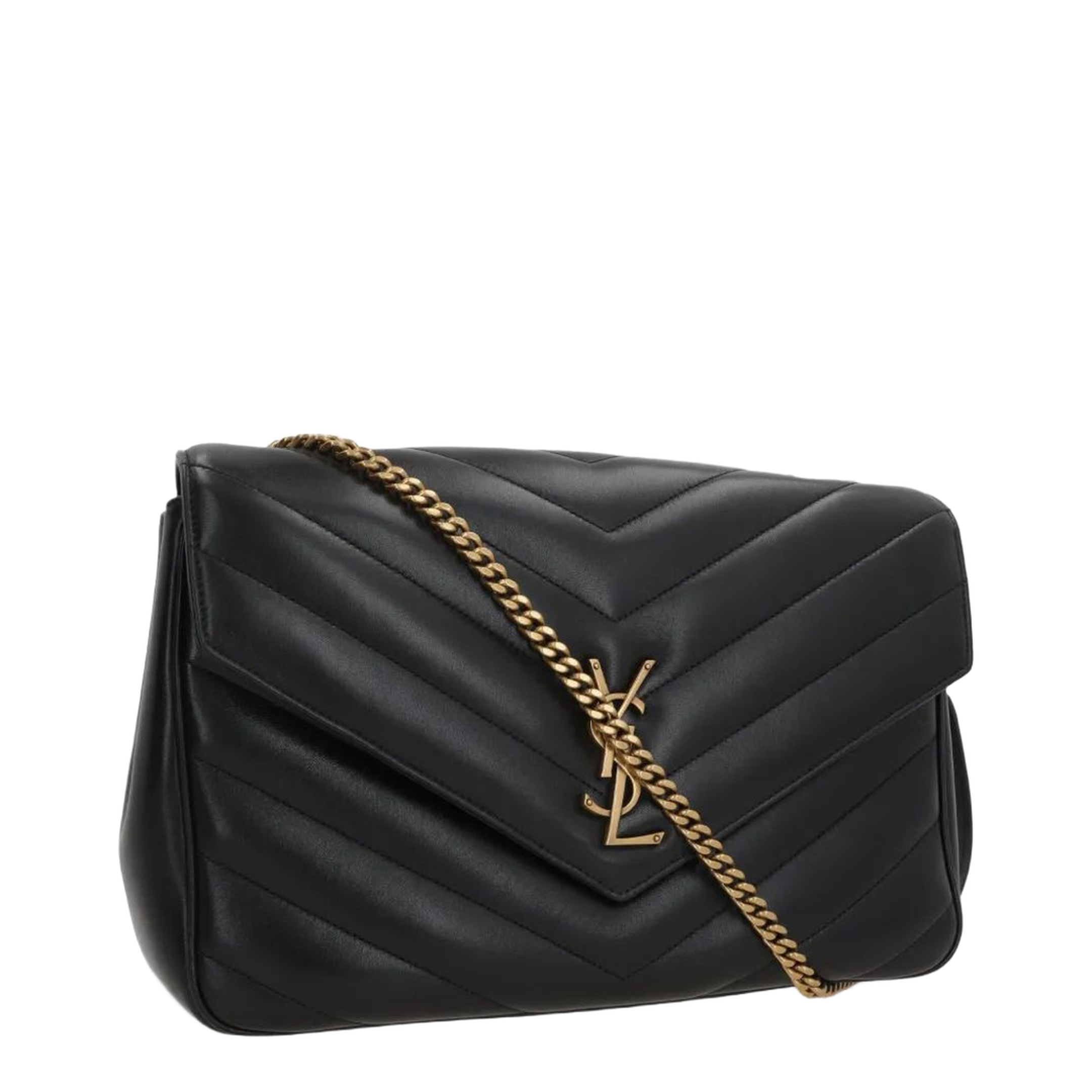 LOULOU Large in Matelassé Lambskin