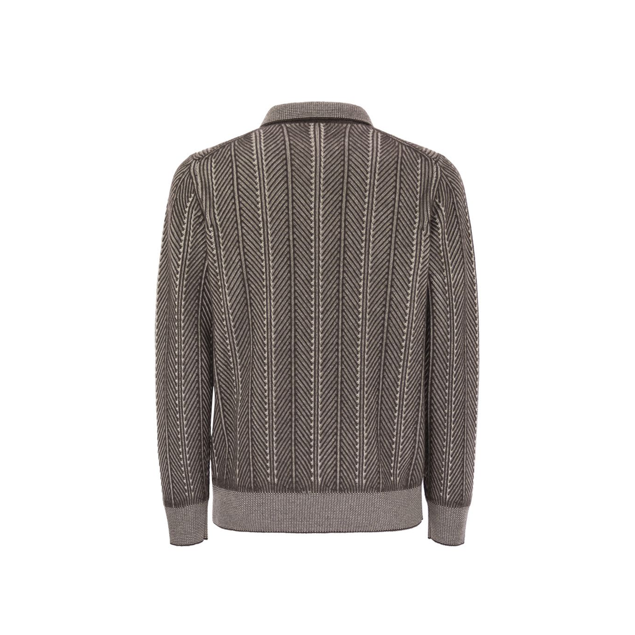 Vanisé Chevron Cashmere Sweater