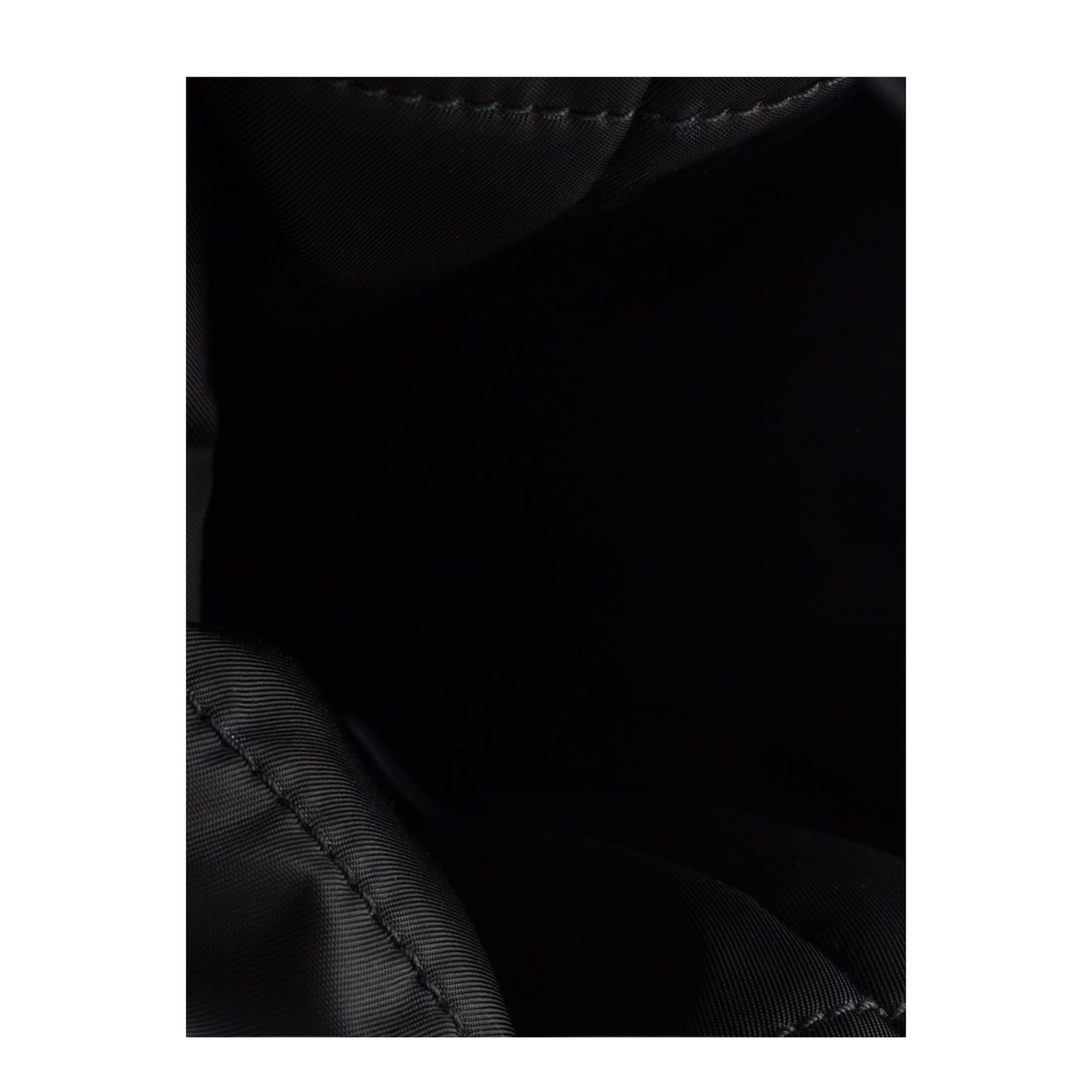 Petit Sac Noir Mini Re-Nylon and Nappa Leather Bucket Bag - Black