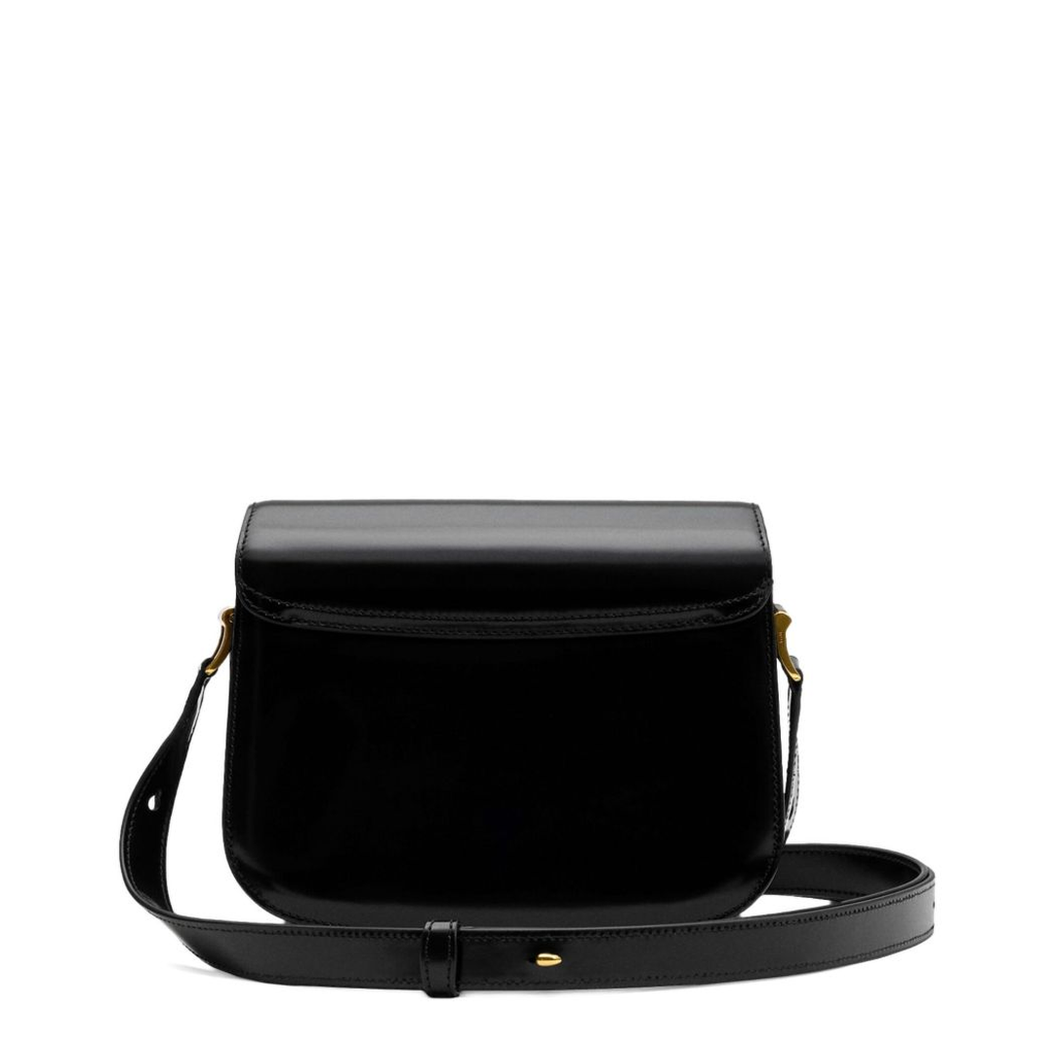 MAYFEYR - Ami Paris - Black Glazed Leather Bag - ULL717AL0139001