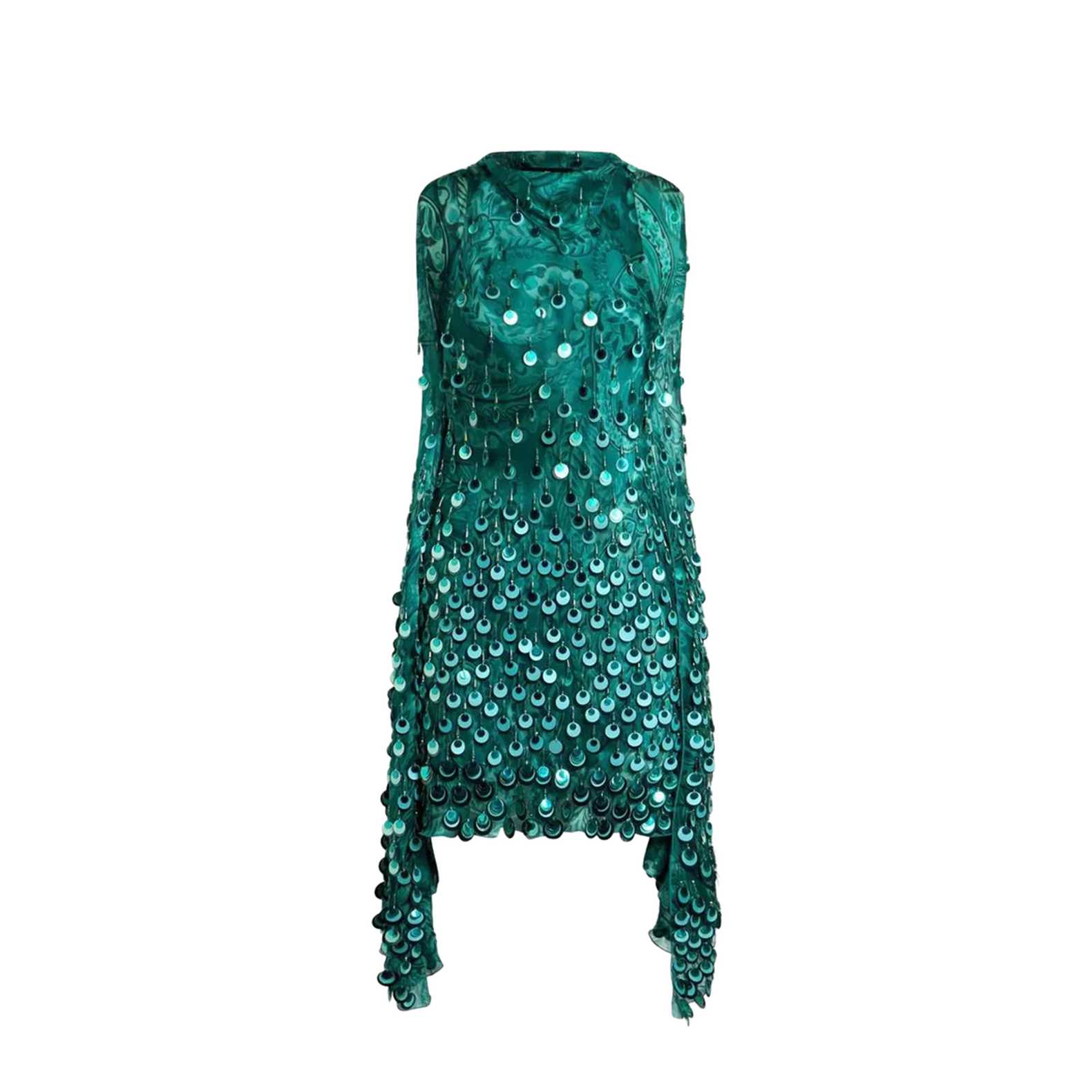 Short Dress With Paisley Print