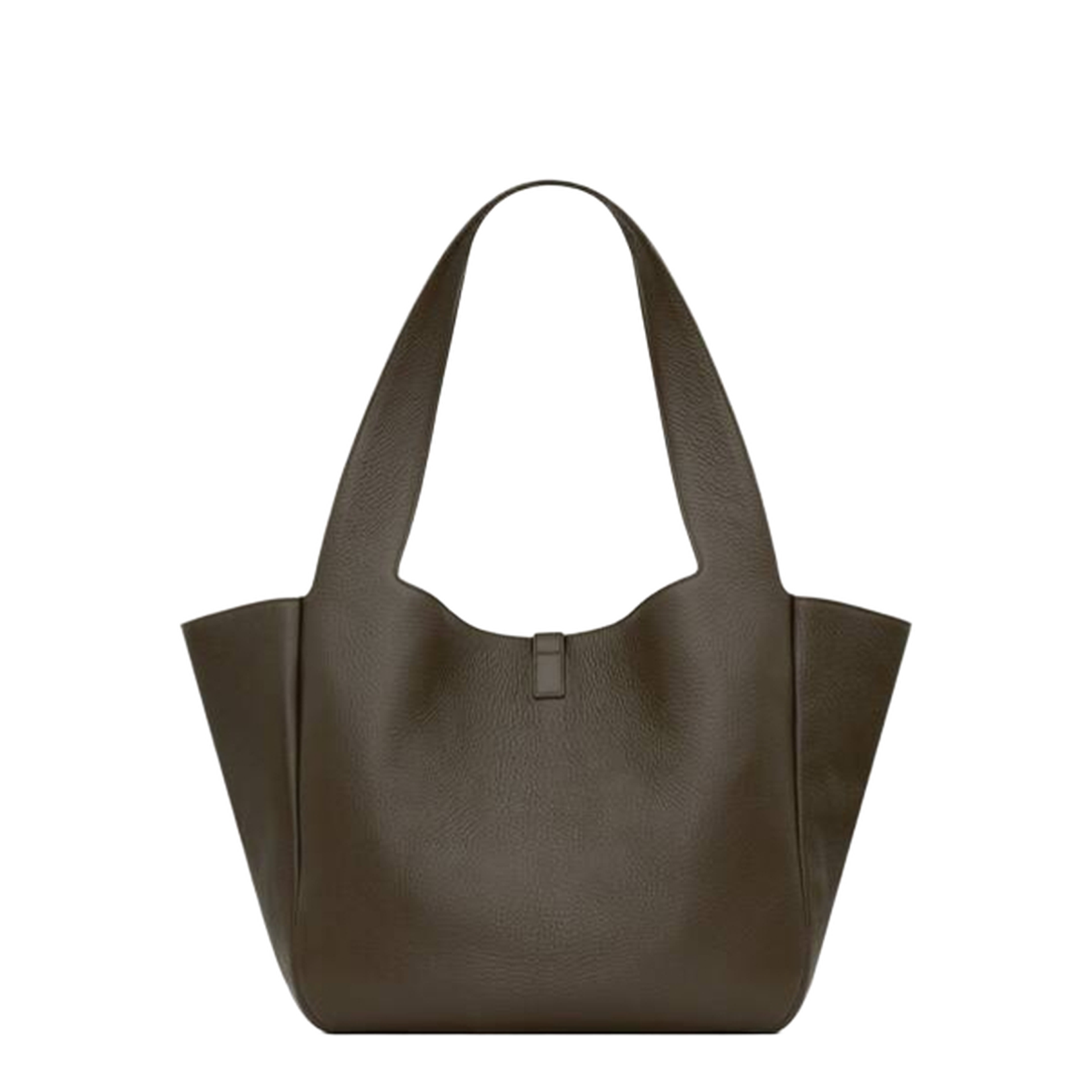 Grained Leather Tote Bag