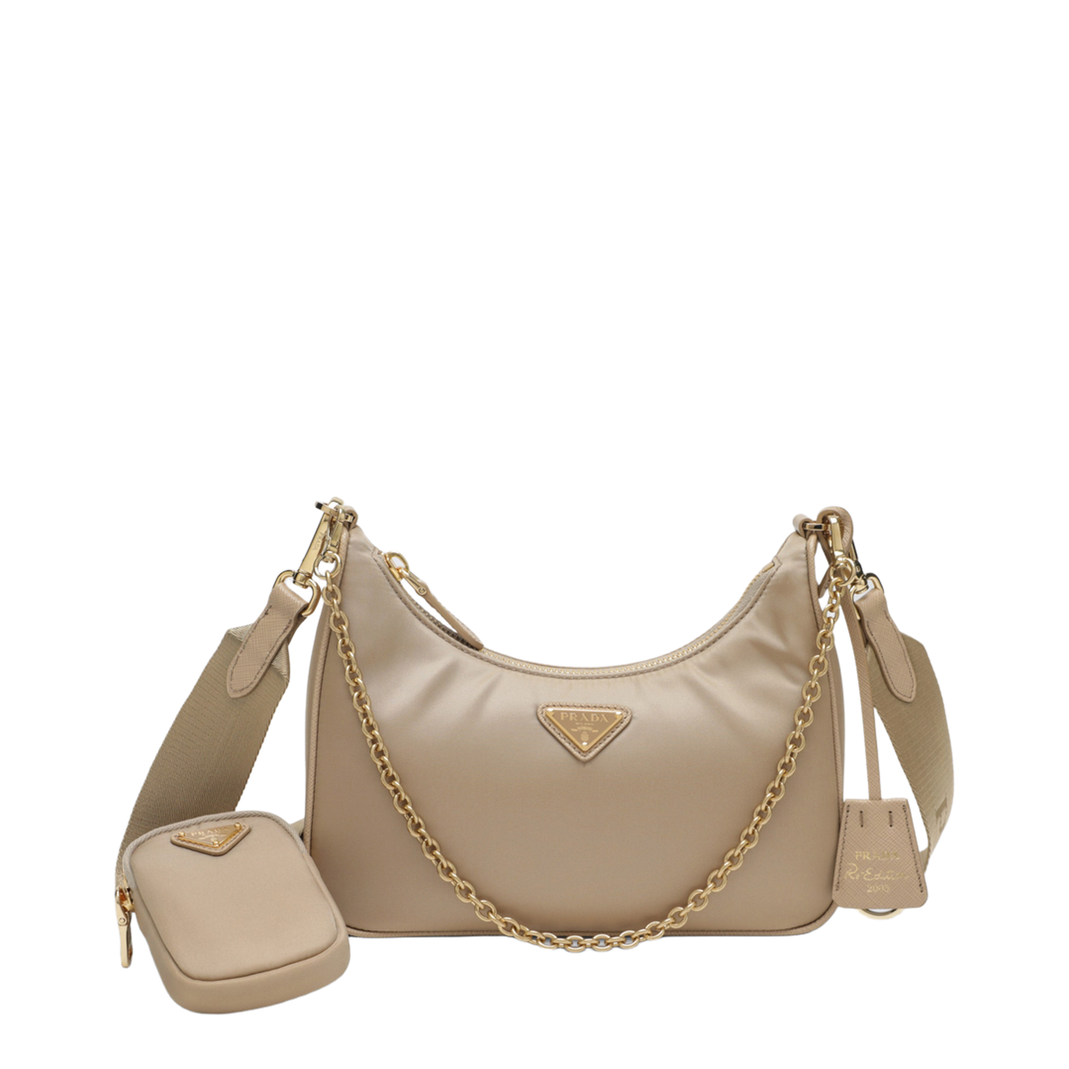 MAYFEYR - Prada - Re-Edition 2005 Bag In Camel Re-Nylon - 1BH204V9LR064F0Y8C