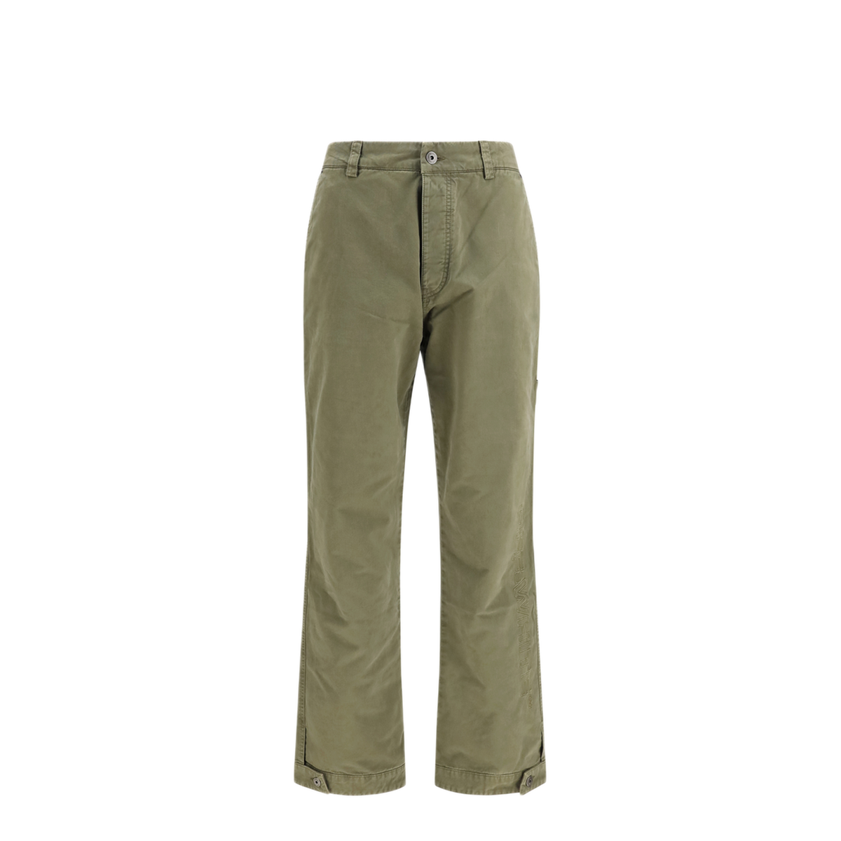 MAYFEYR - Off-White - Racing Staff Cotton Gabardine Pants - OMCF04RF26FAB00130312