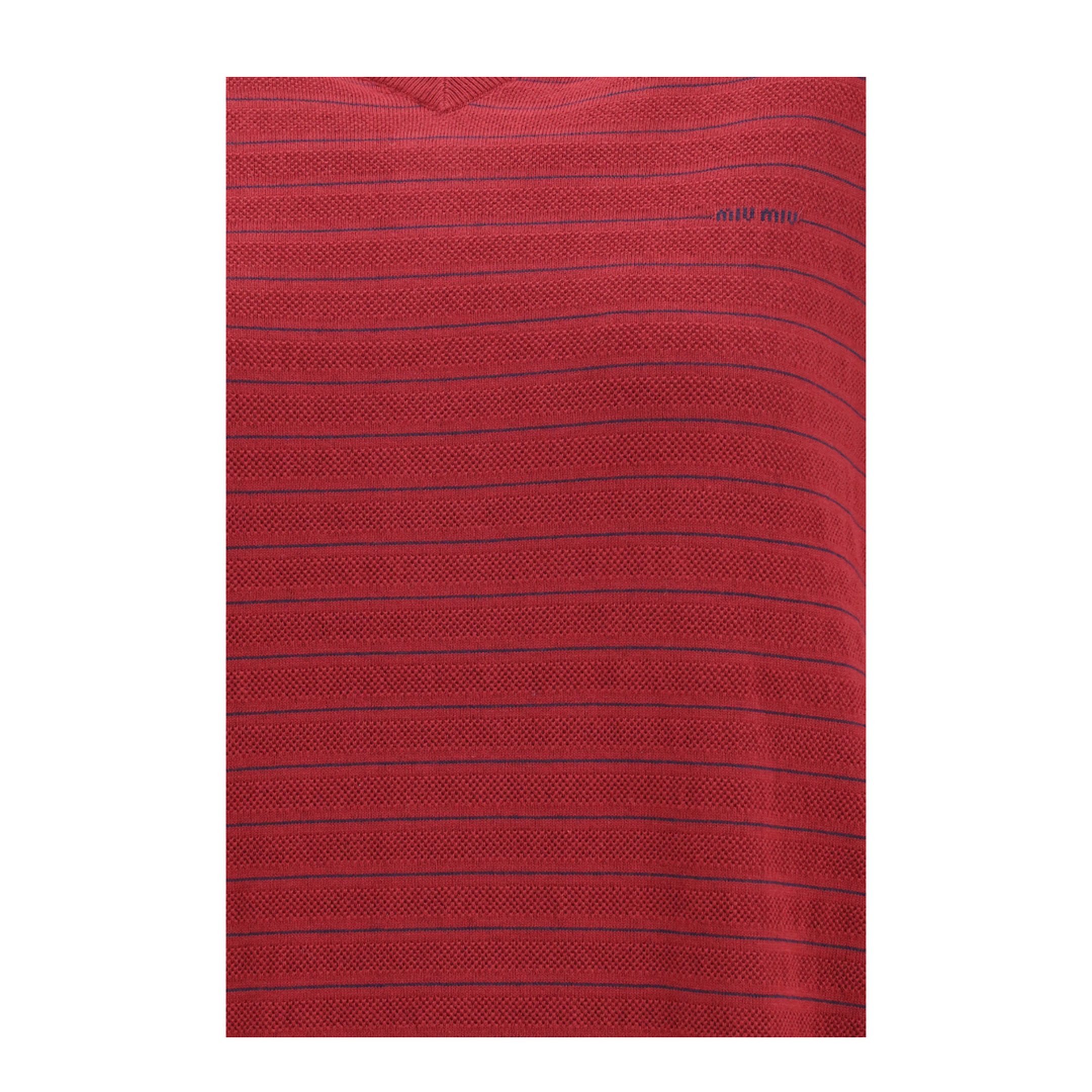 MAYFEYR - Miu Miu - Cotton V-Neck Sweater - MML05RSOOO184Q