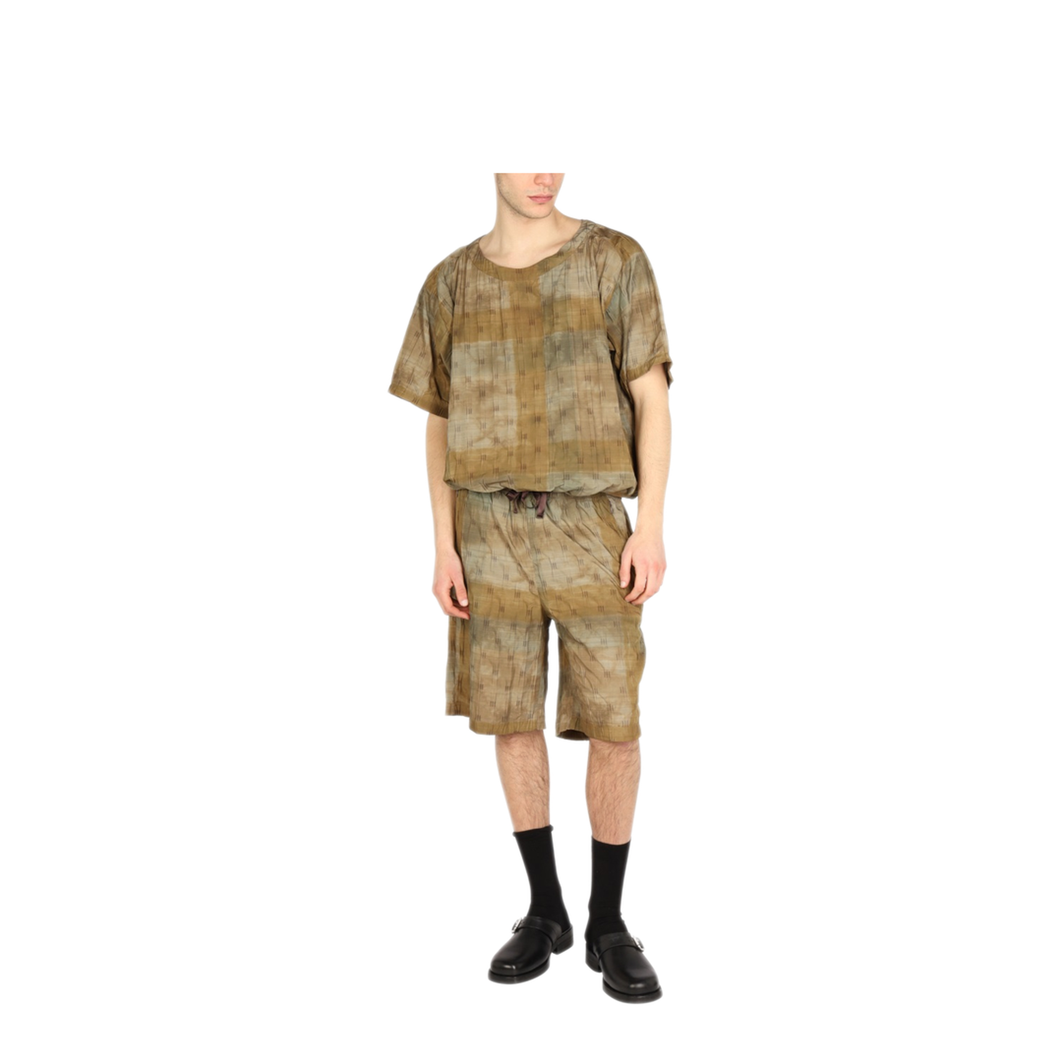 MAYFEYR - Needles - Print Bermuda - KP112KHAKI