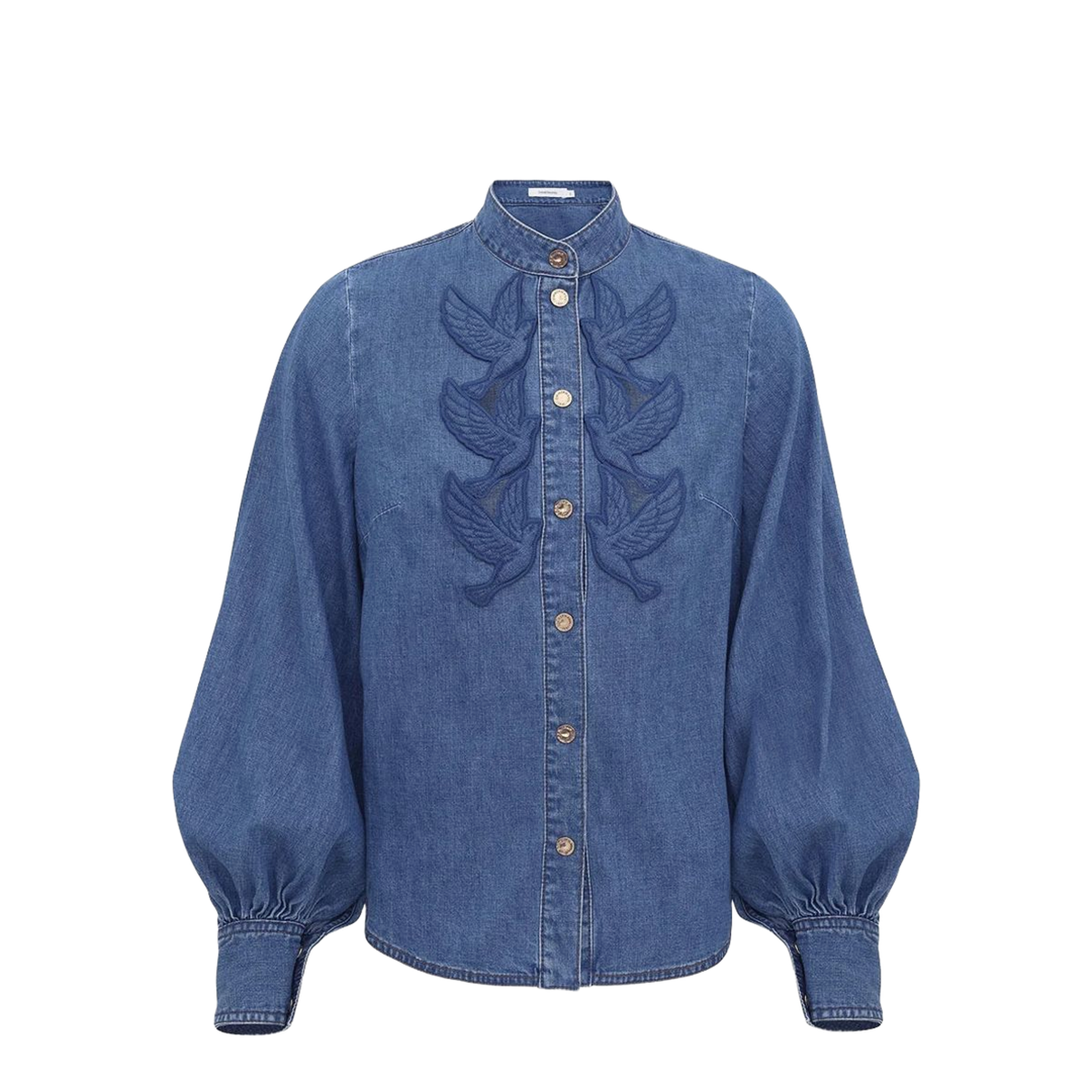 Denim Applique Shirt