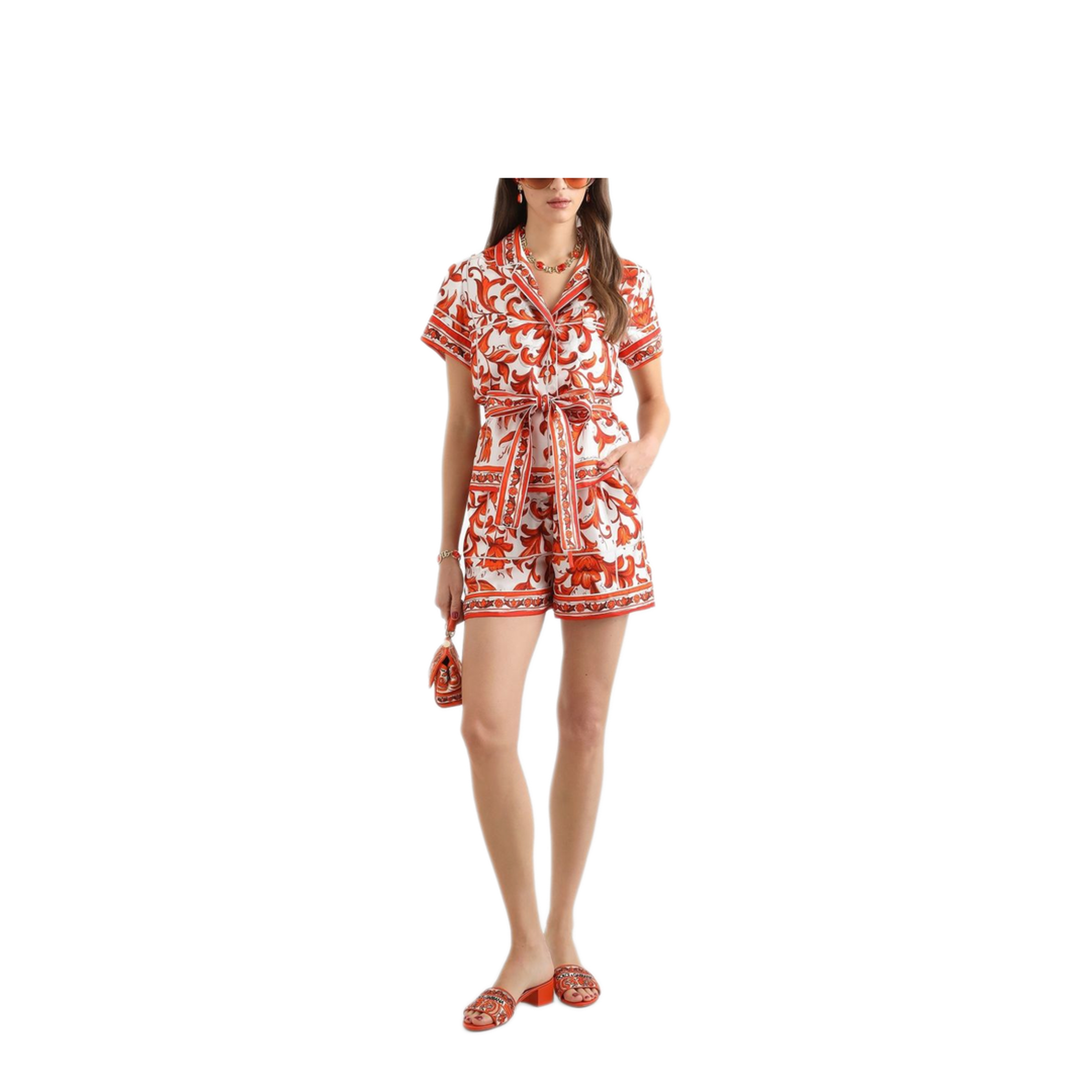 MAYFEYR - Dolce & Gabbana - Shorts Orange - FTDB8TGDDRES9000