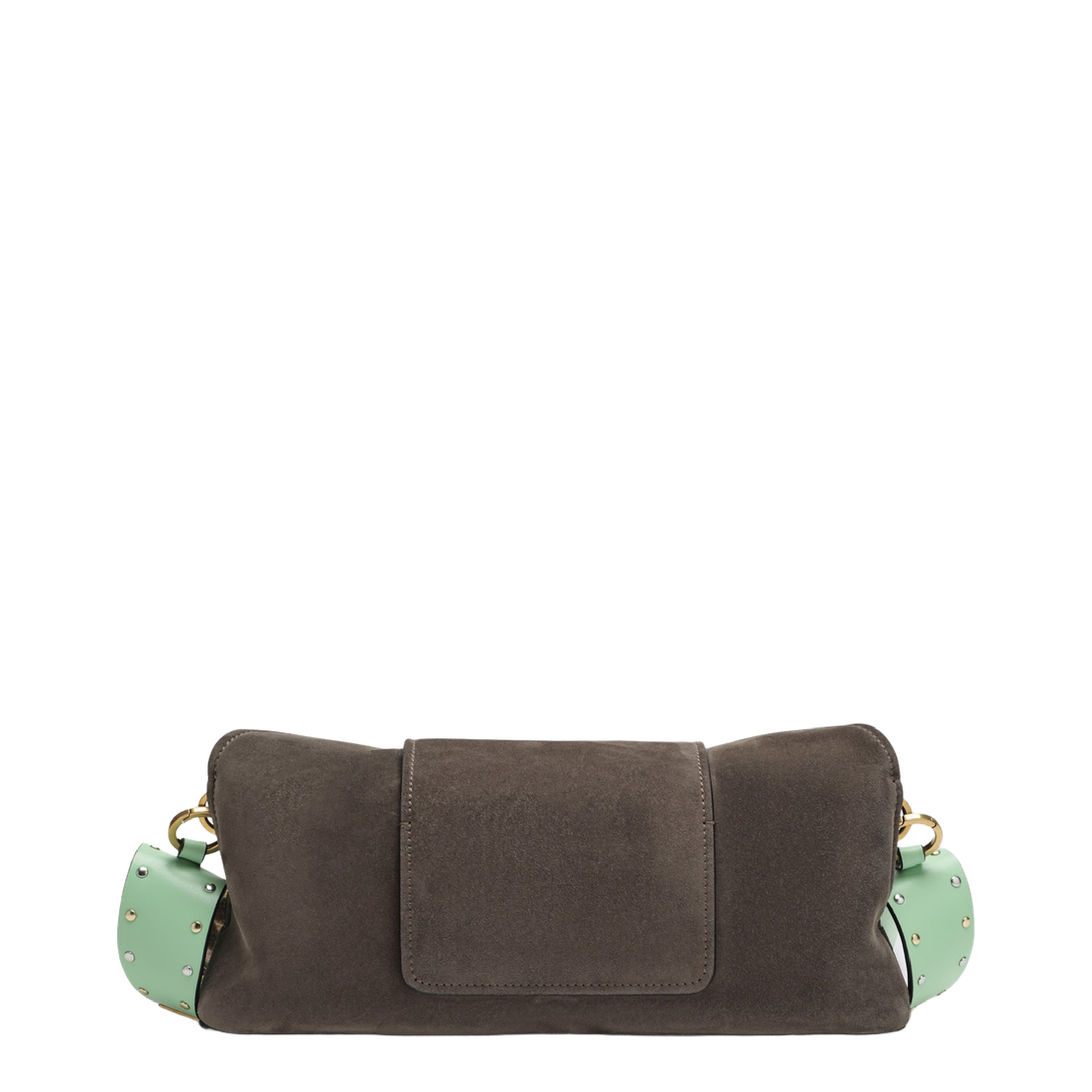 MAYFEYR - Versace - Vivian Pouch In Taupe/Mint Suede - 10248601A185362NQ2J