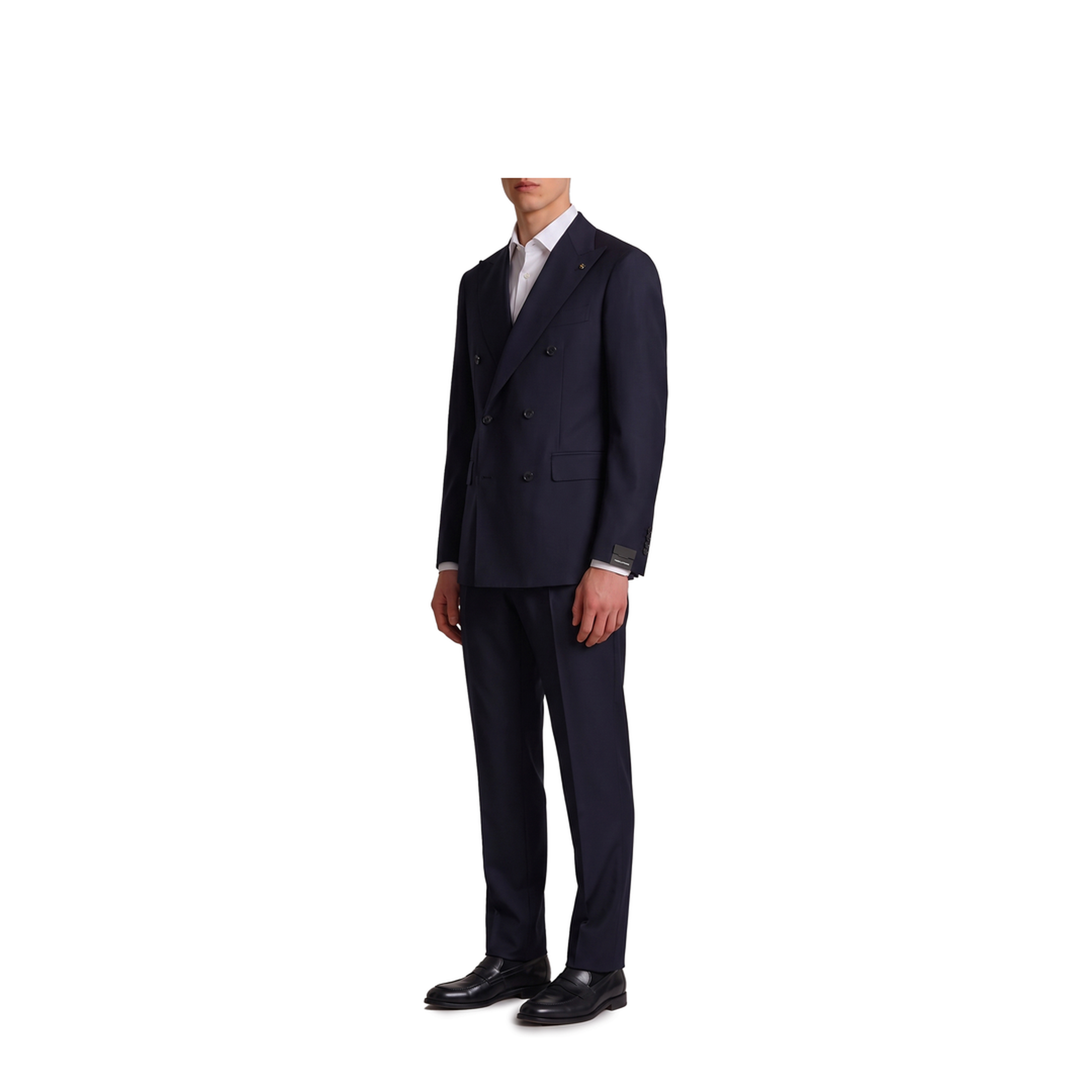 MAYFEYR - Tagliatore - Blue Virgin Wool Double Breasted Suit - 2SVS20B11070001B5713