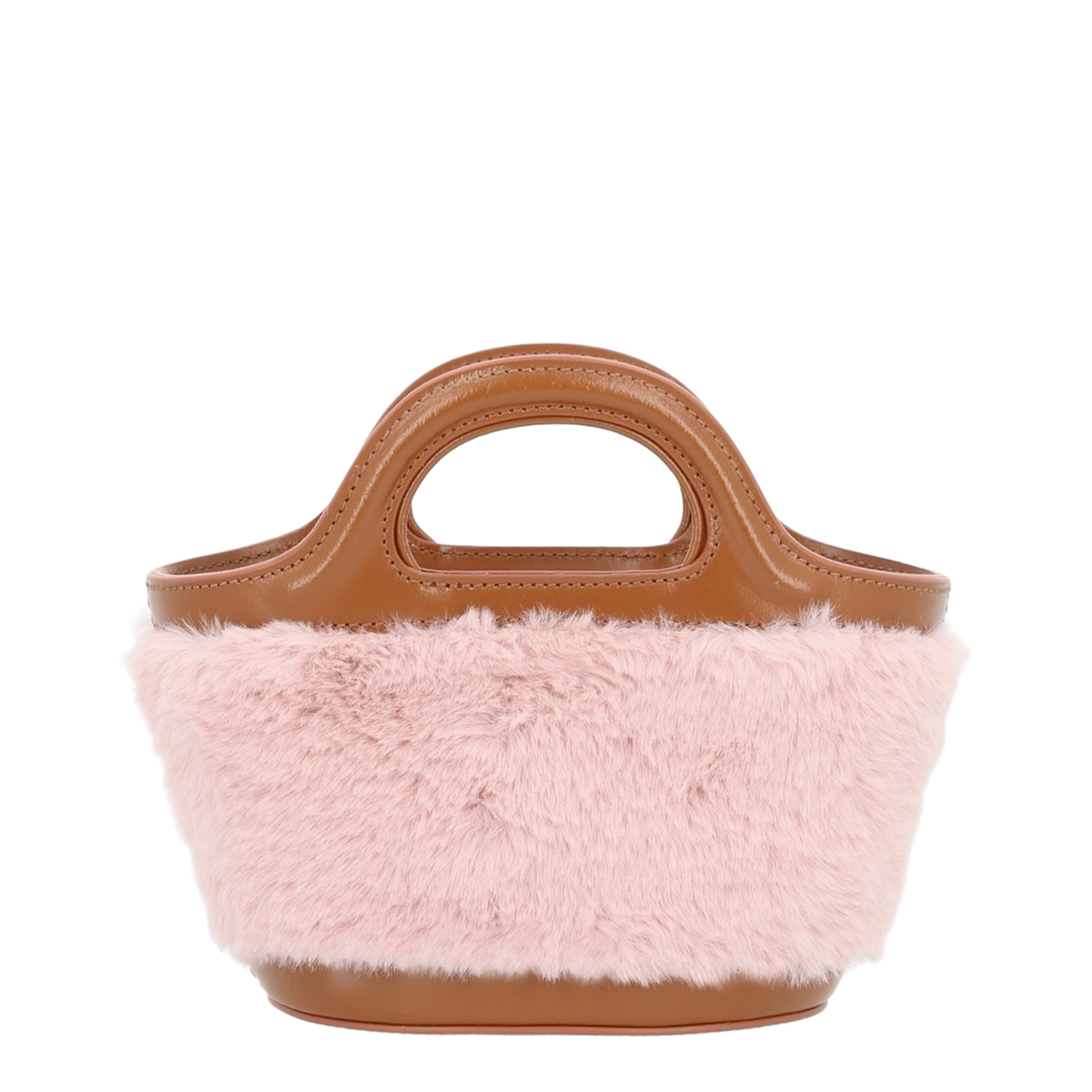 Trimmed Leather Mini Bag