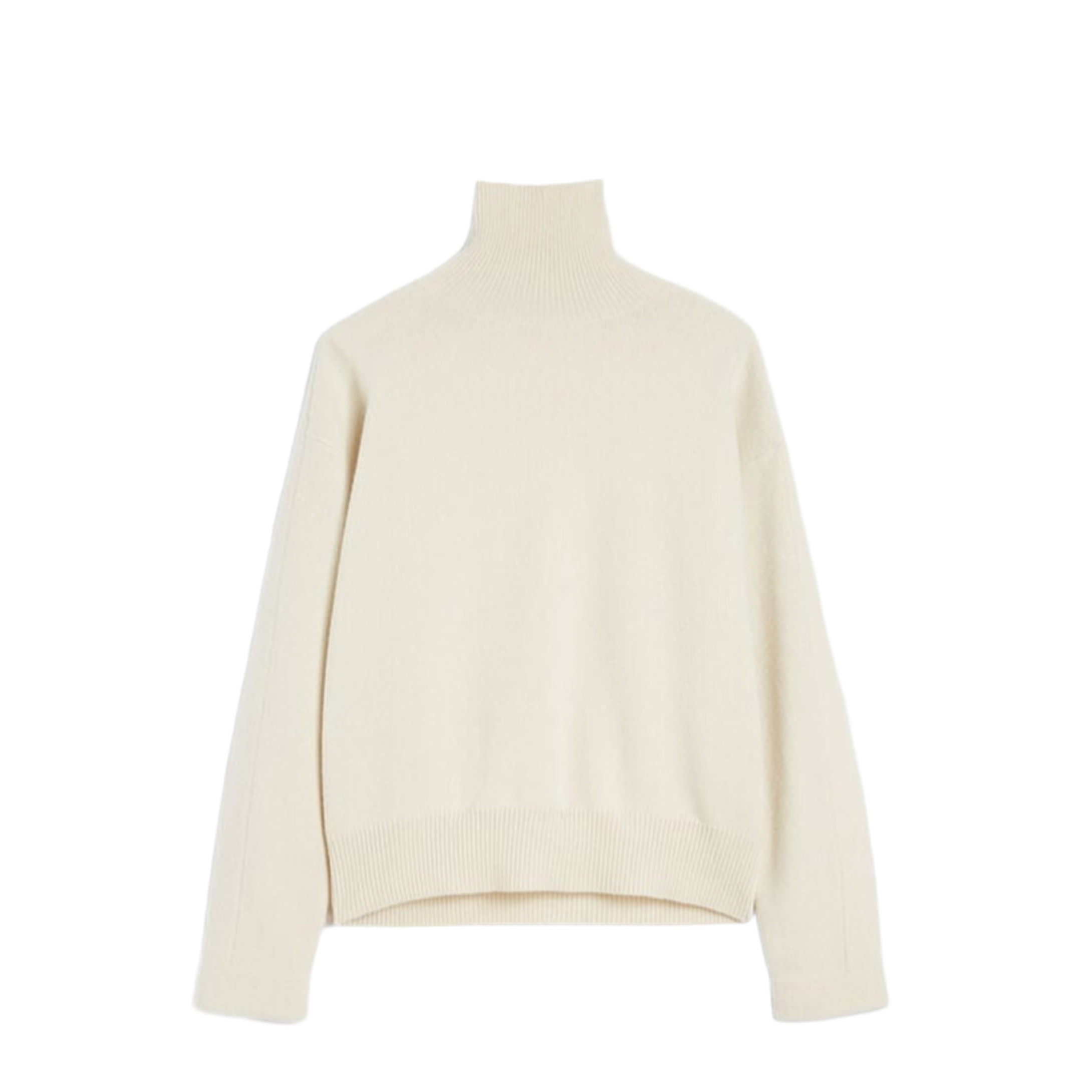 High Neck Sweater Beige