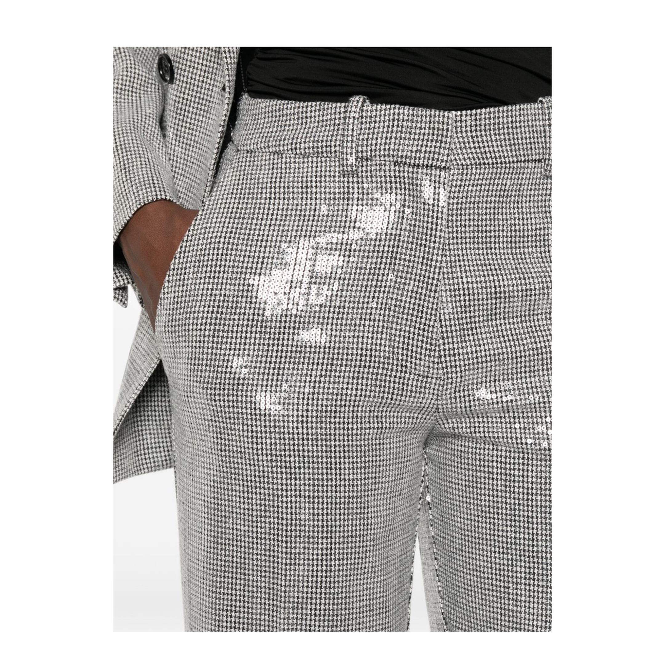 MAYFEYR - Ermanno Firenze - Trousers Silver - D49EP038EZ3MF062