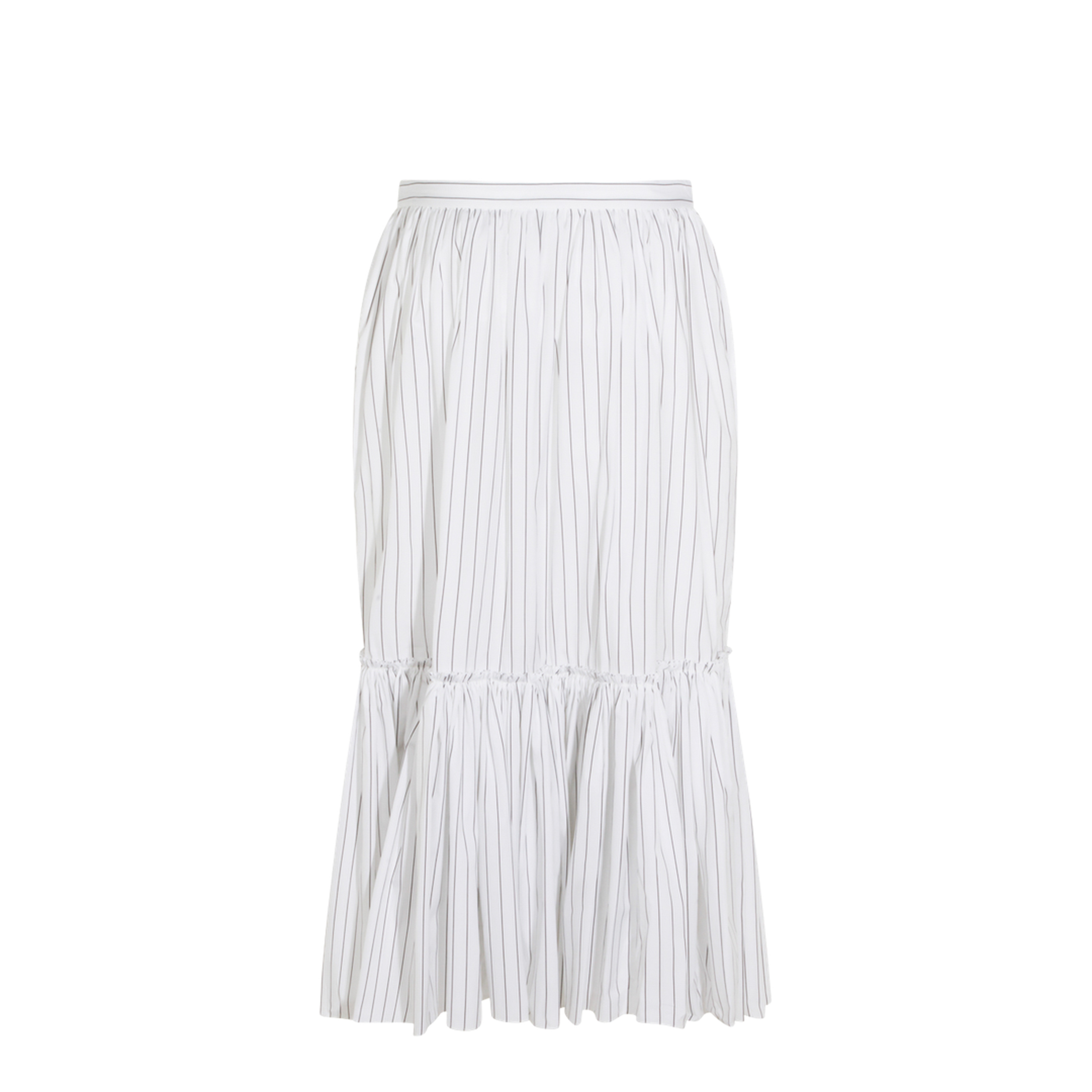 Striped Lightweight Cotton Skirt