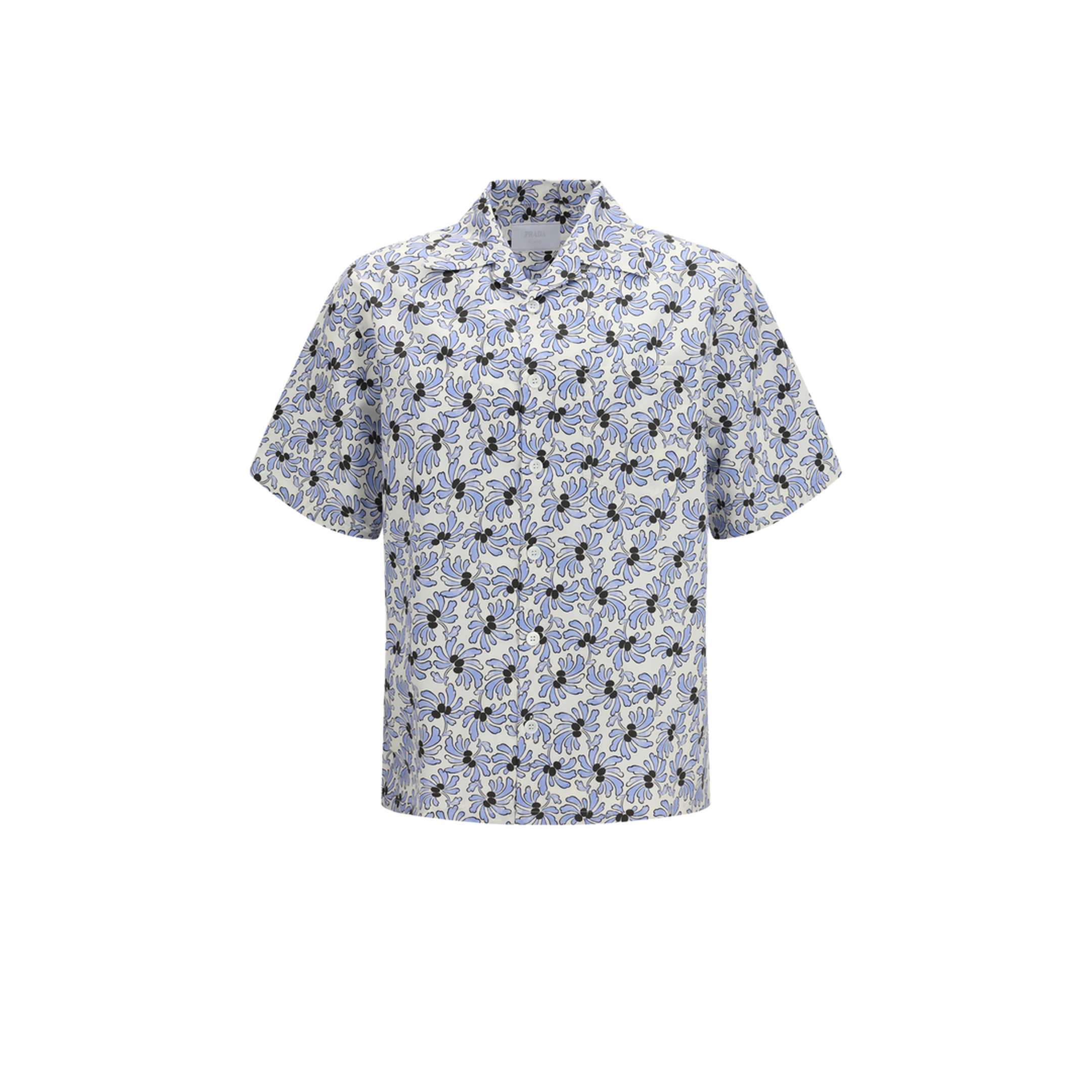 MAYFEYR - Prada - Cotton Shirt With Floral Print - UCS414SUMO19GU