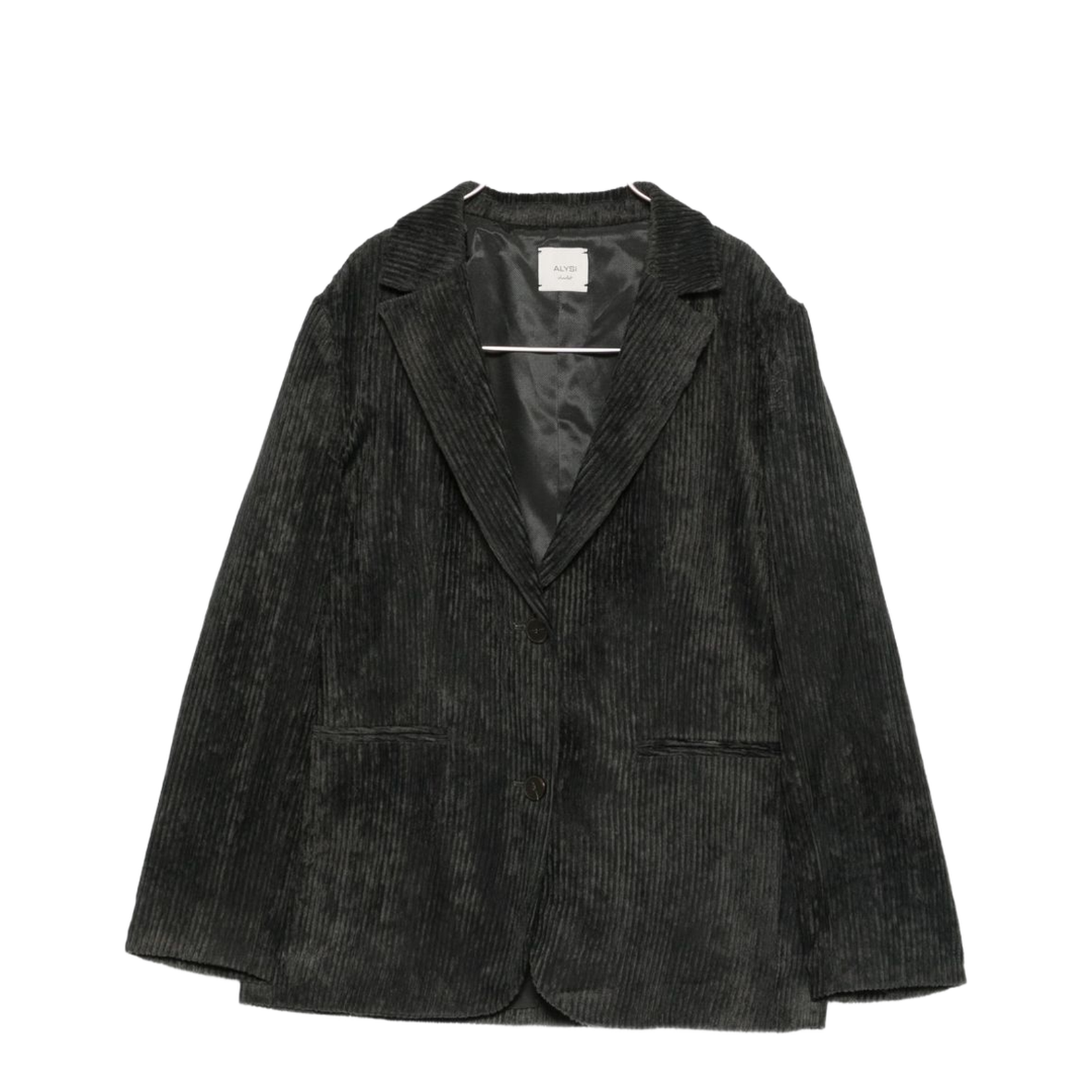 Velvet Single-Breasted Jacket