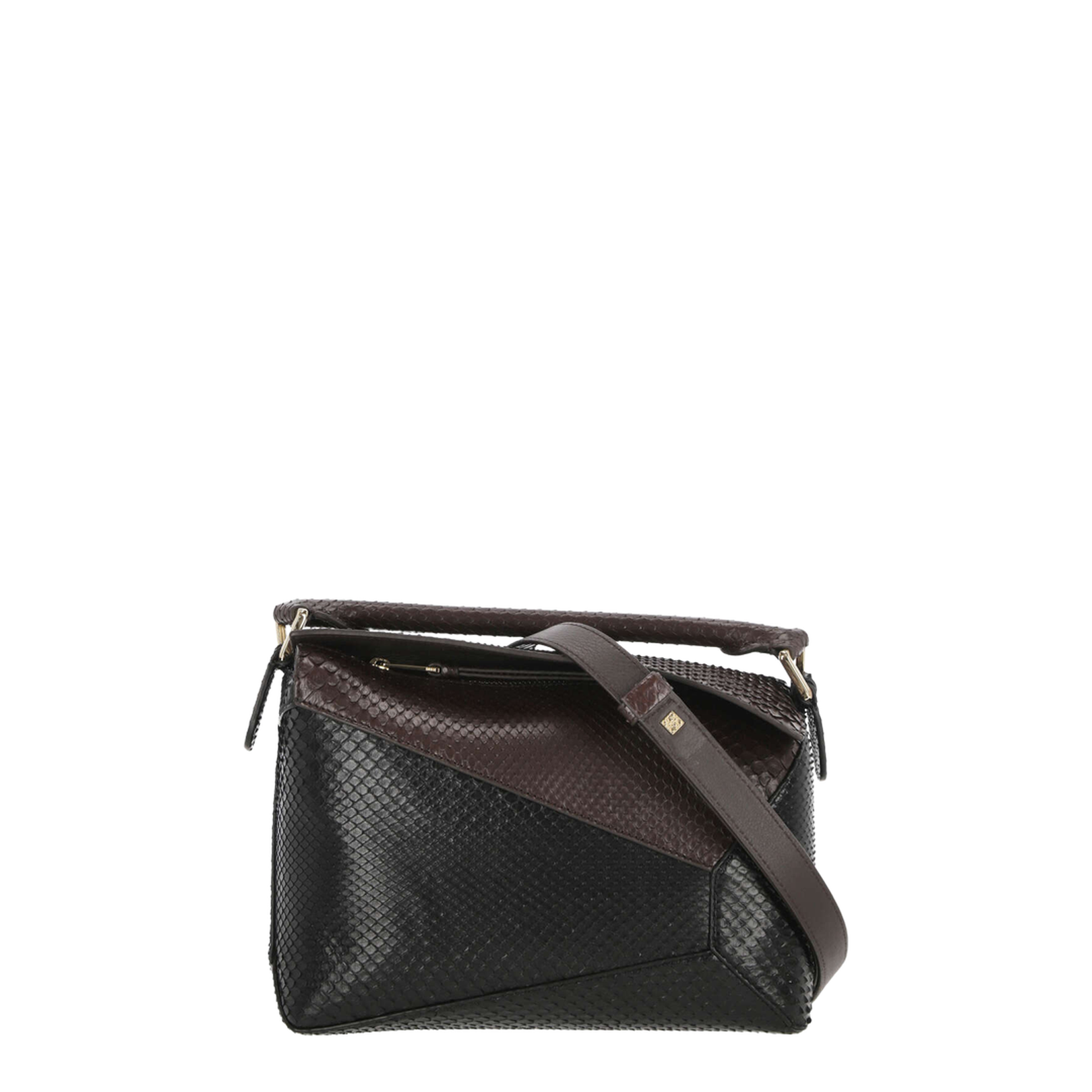 Puzzle Edge Small Bicolour Bag