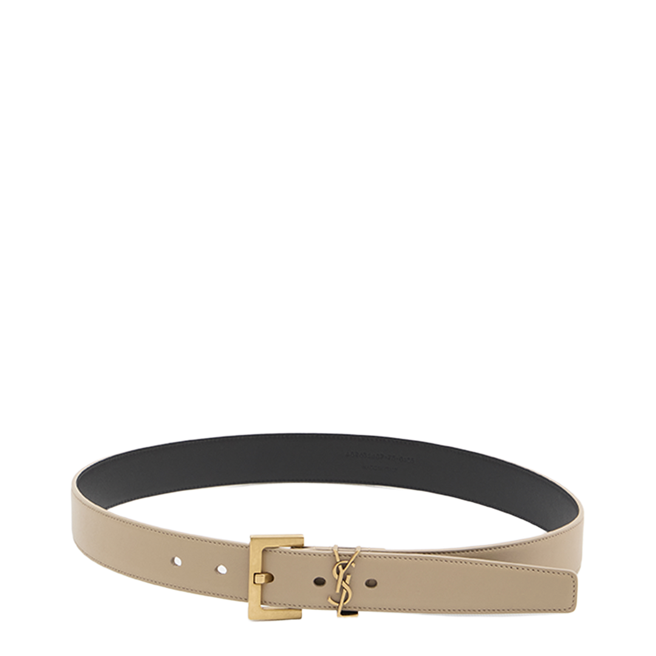 MAYFEYR - Saint Laurent - Cassandre Belt With Square Buckle - 634437BOO0W2721