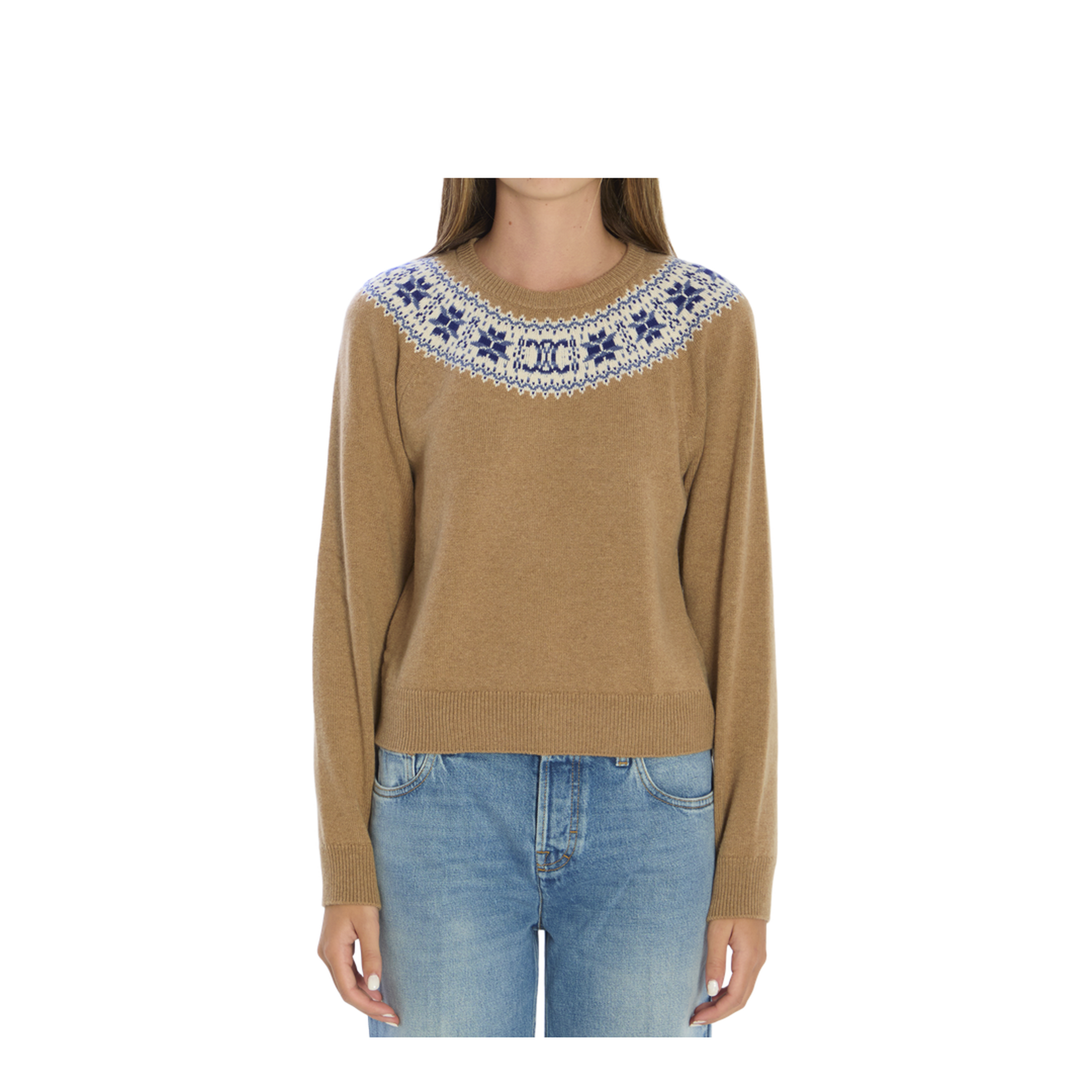 Fair Isle Knitwear Sweater