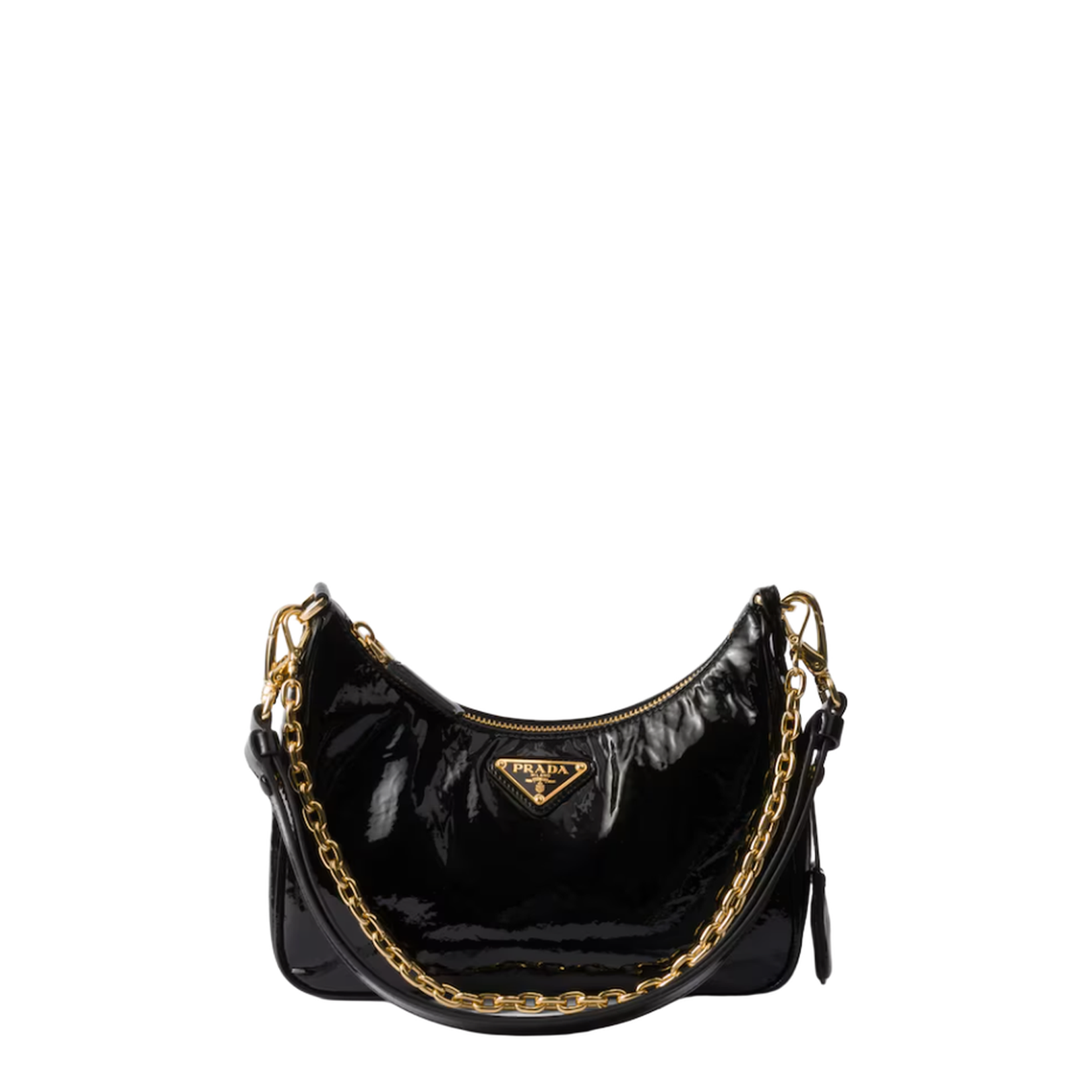 Mini Re-Edition Patent Leather Shoulder Bag