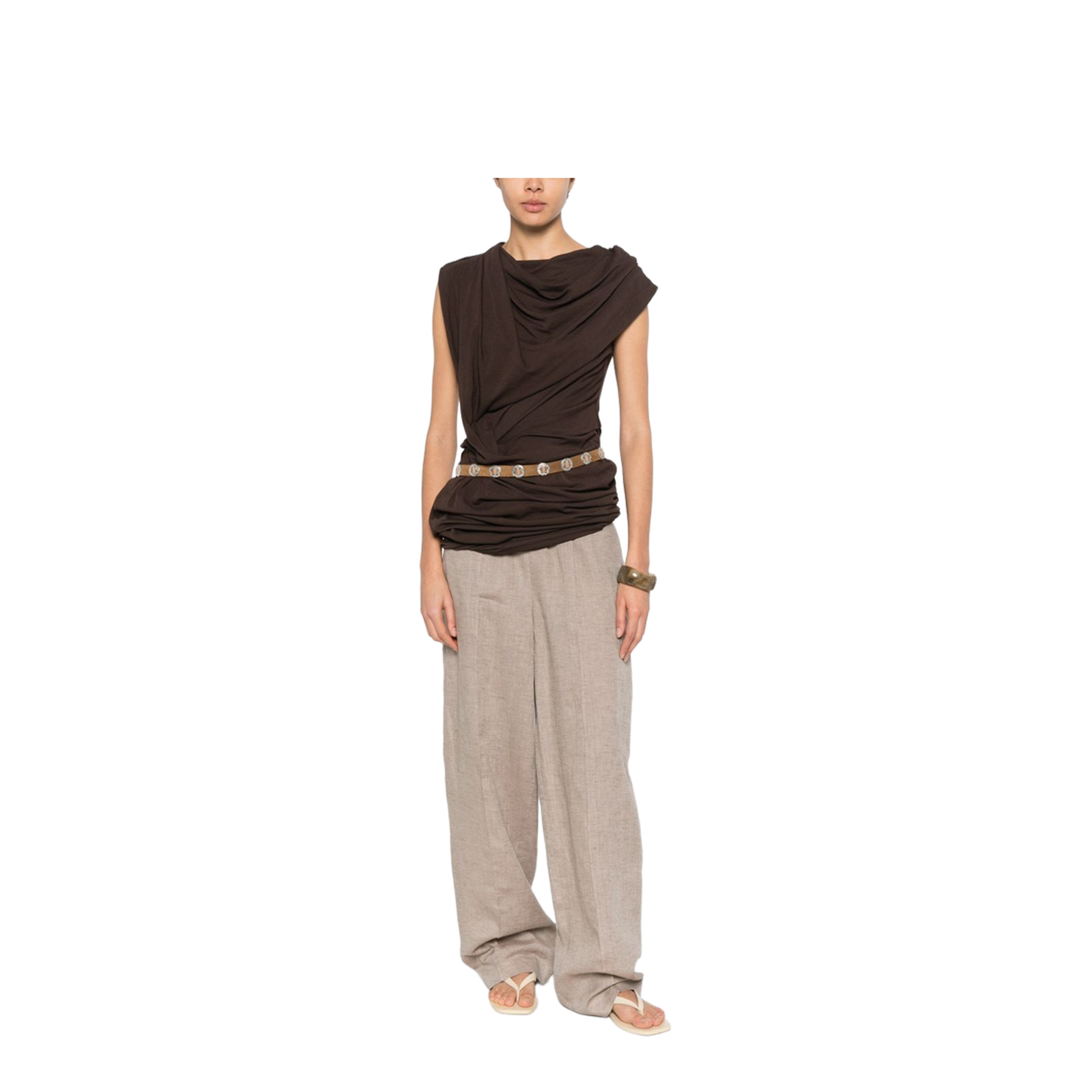 MAYFEYR - Fabiana Filippi - Trousers Dove Grey - PAD276F336M1310161