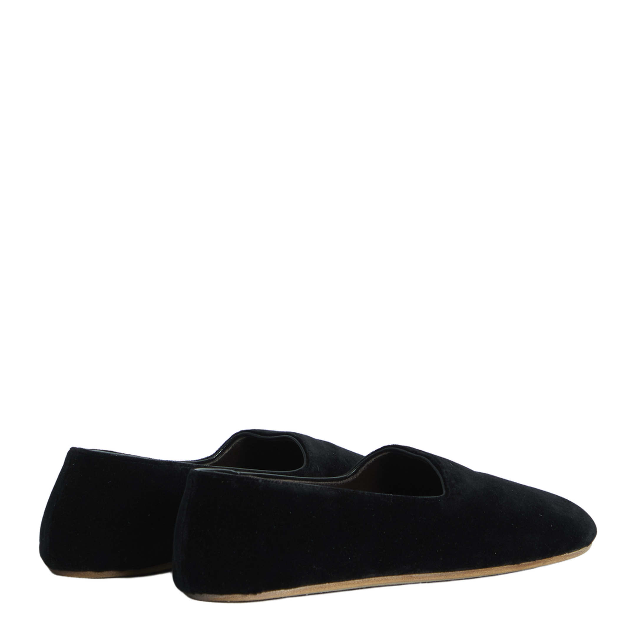 Ponti Velvet Slippers Black