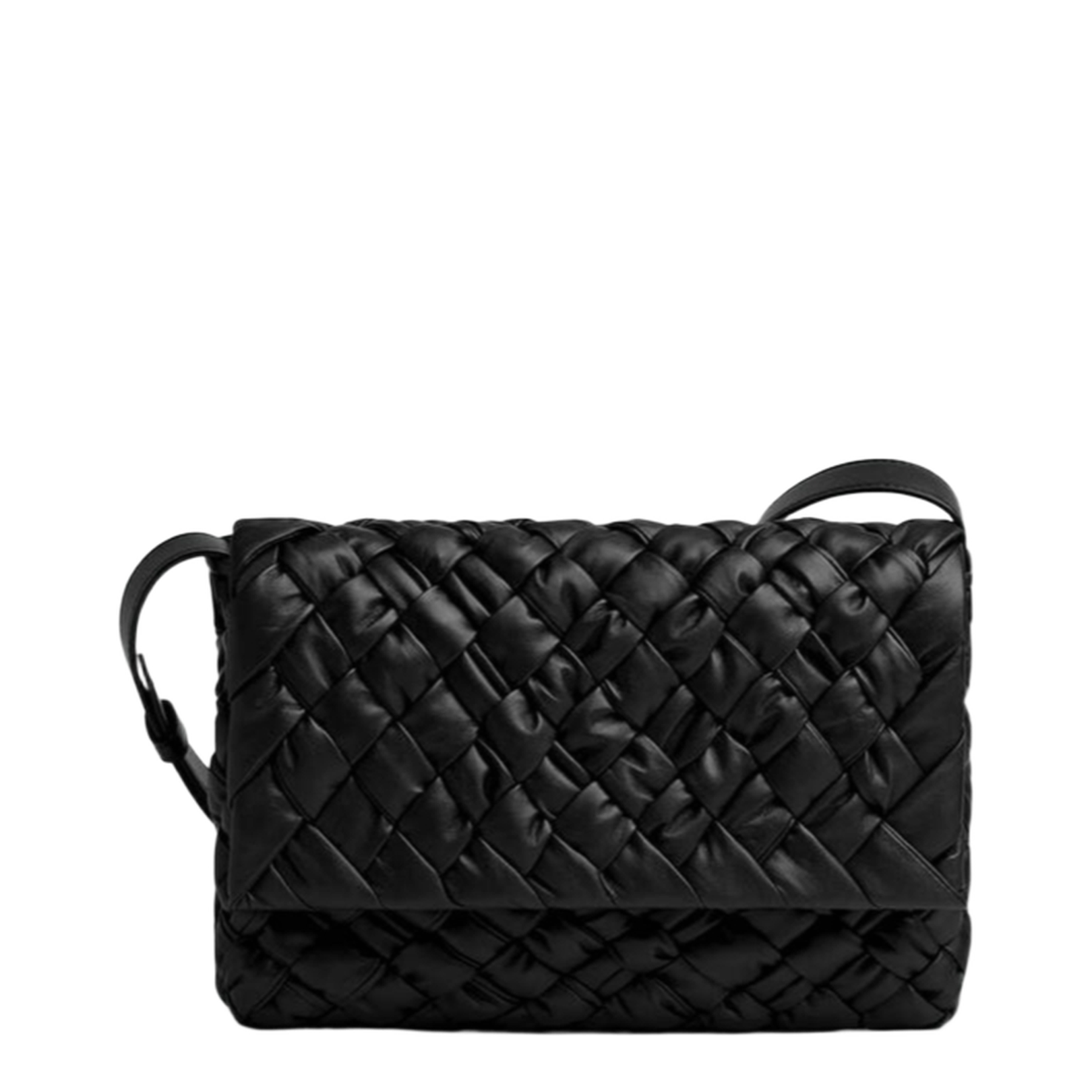 Rumple Leather Crossbody Bags - Black