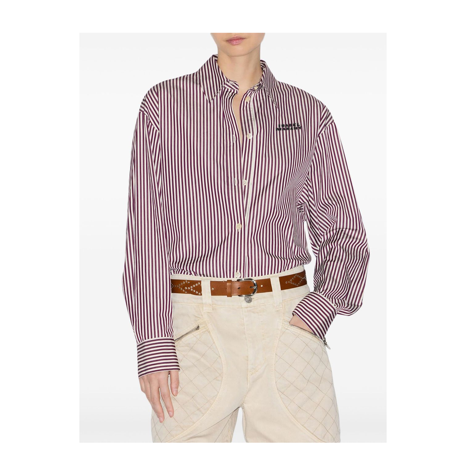 Striped Cotton Poplin Shirt