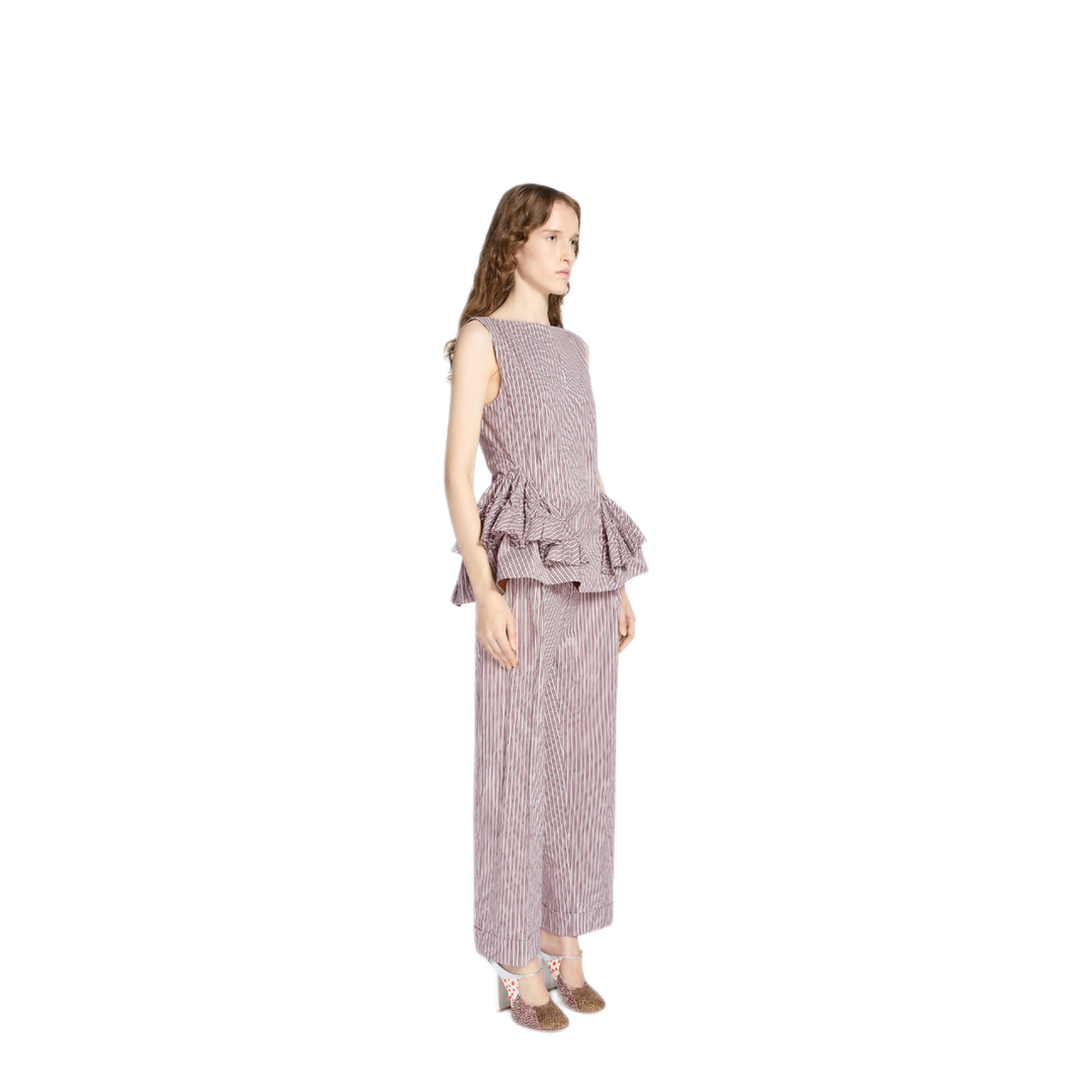 MAYFEYR - Dries Van Noten - Casey Ruffled Peplum Top - 0107073132703