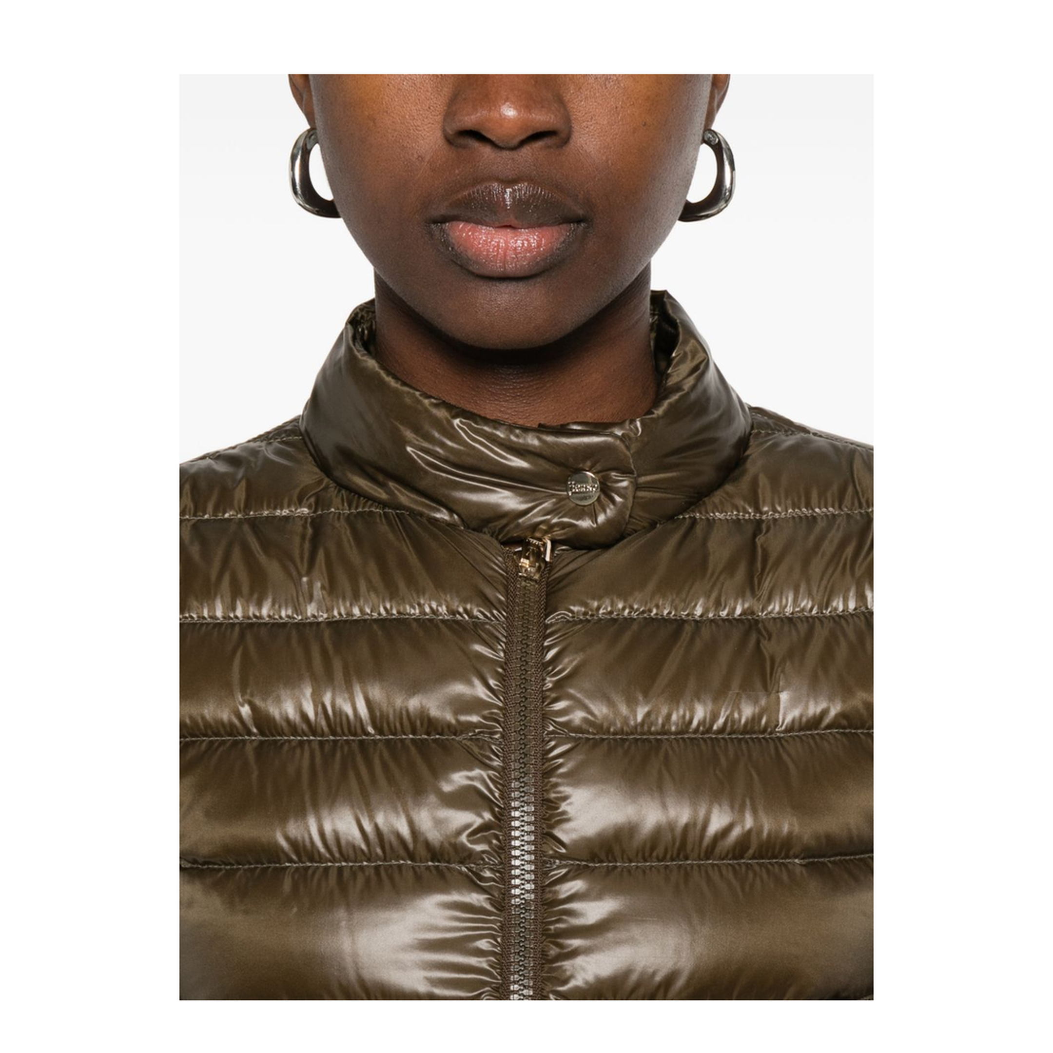 Military Green Ultralight Nylon Bomber Jacket