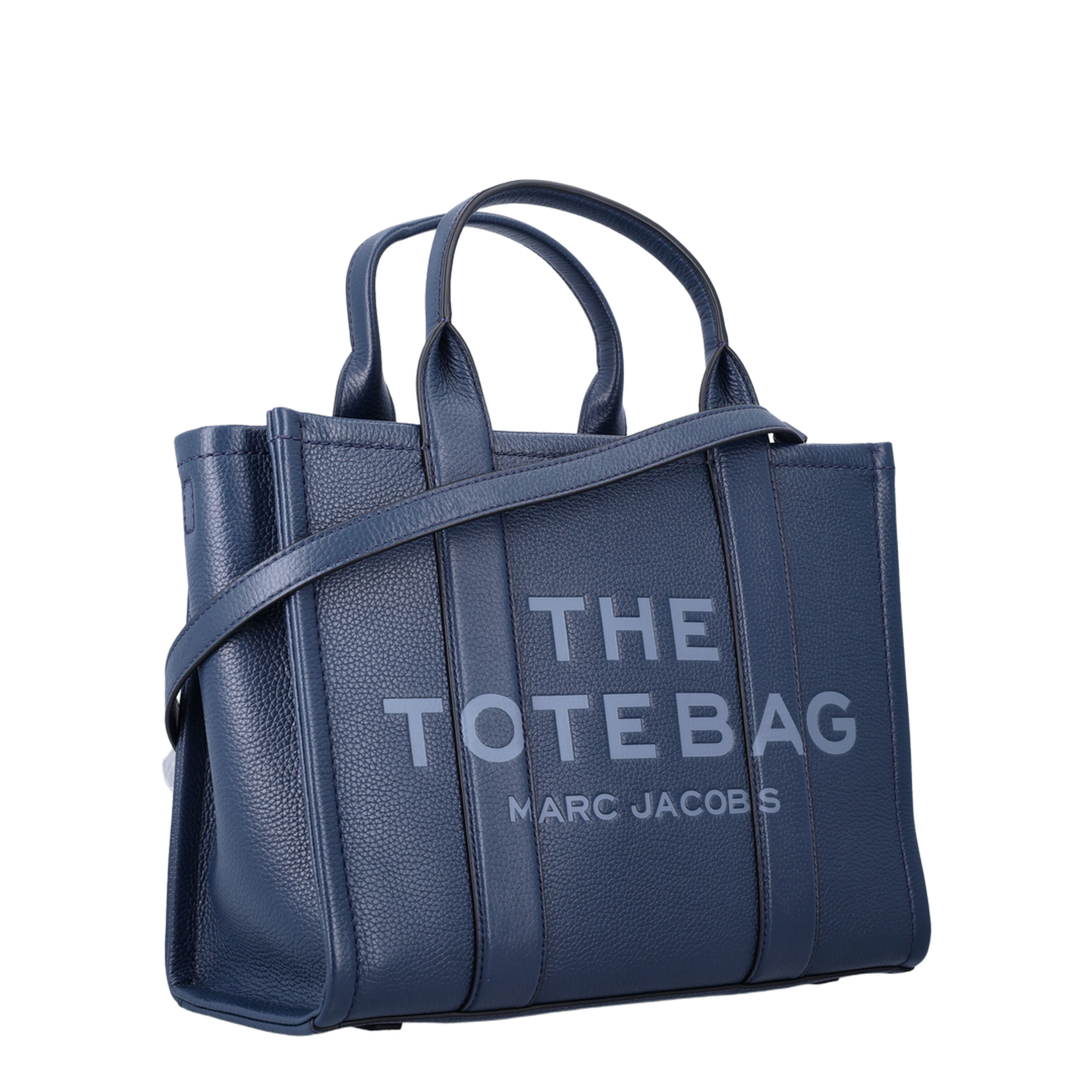 The Leather Medium Calfskin Tote Bag - Blue Sea