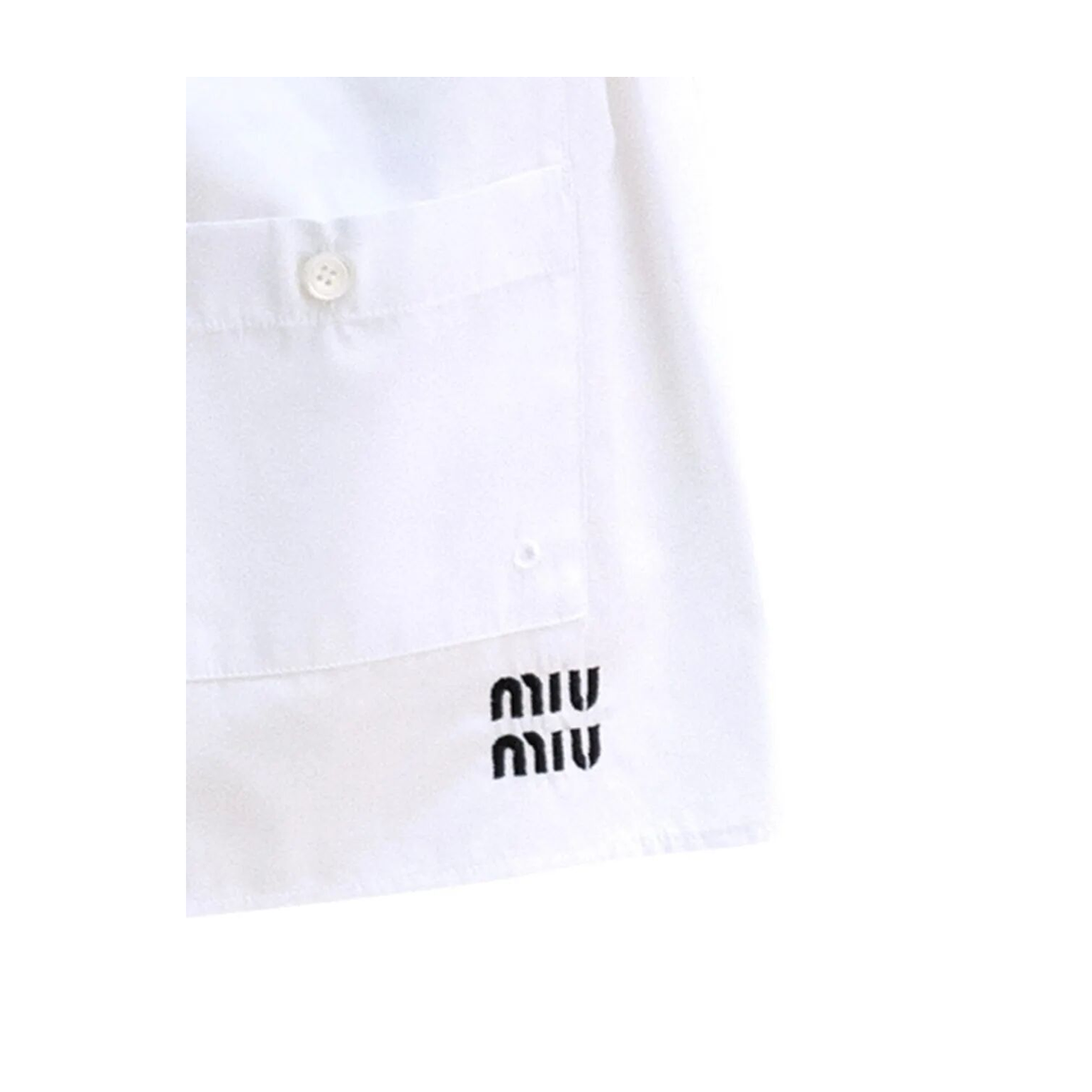 MAYFEYR - MIUMIU - Multipocket Miniskirt With Embroidered Logo - MG2643SOOO10RGF0009