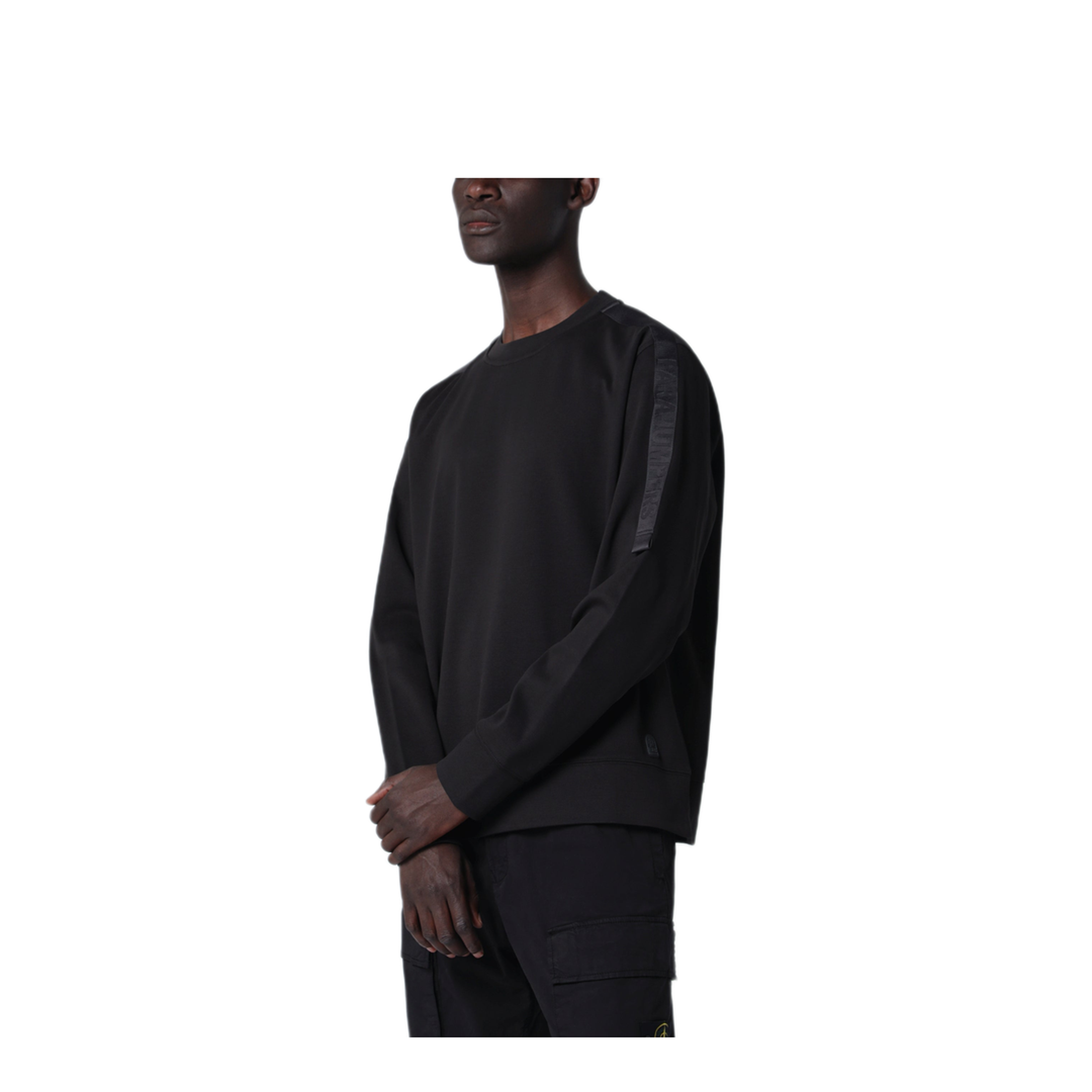 MAYFEYR - Parajumpers - Black Sweatshirt With Logo Detail - 26SMPMFLTZ01CO0600