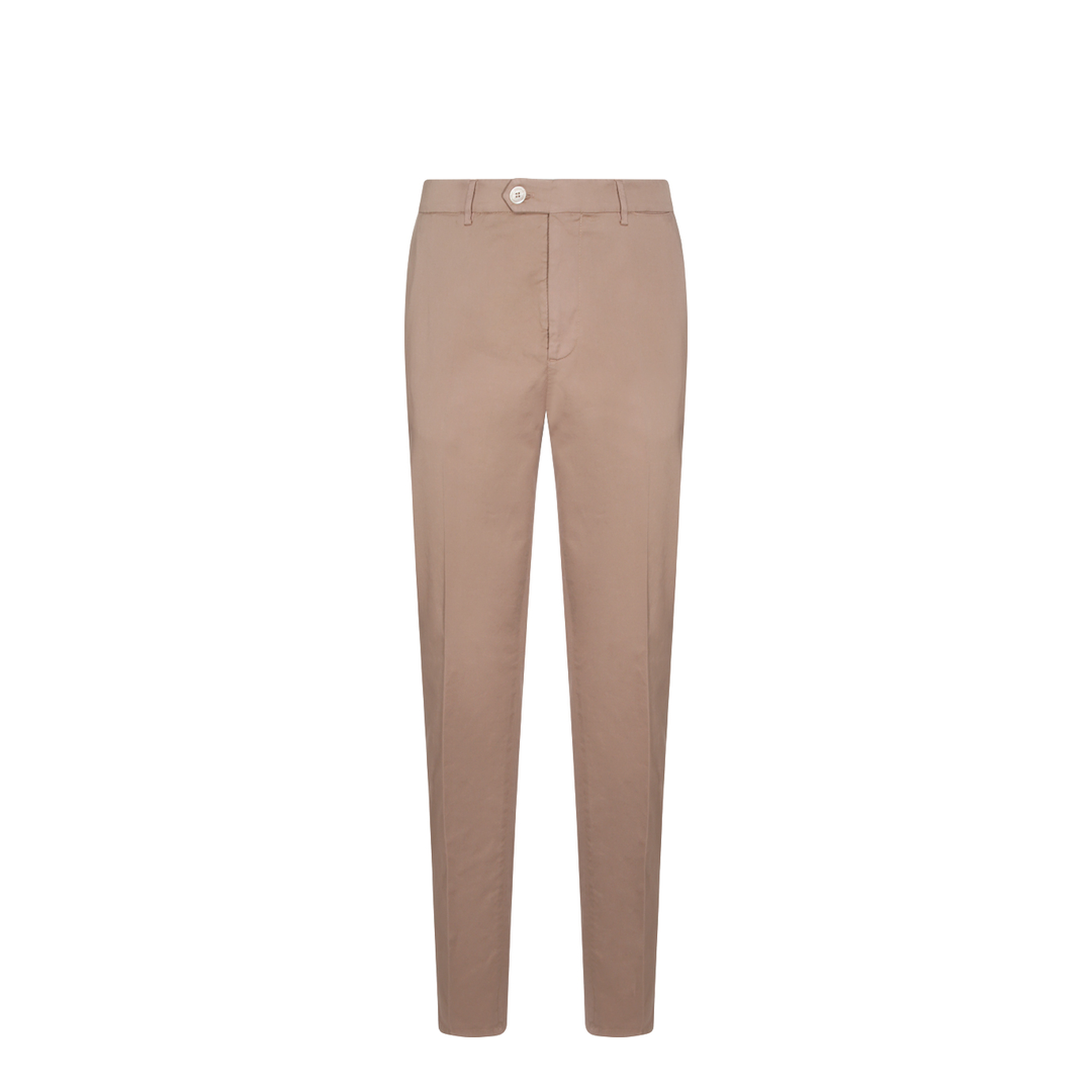 Cotton Pants Dark Beige