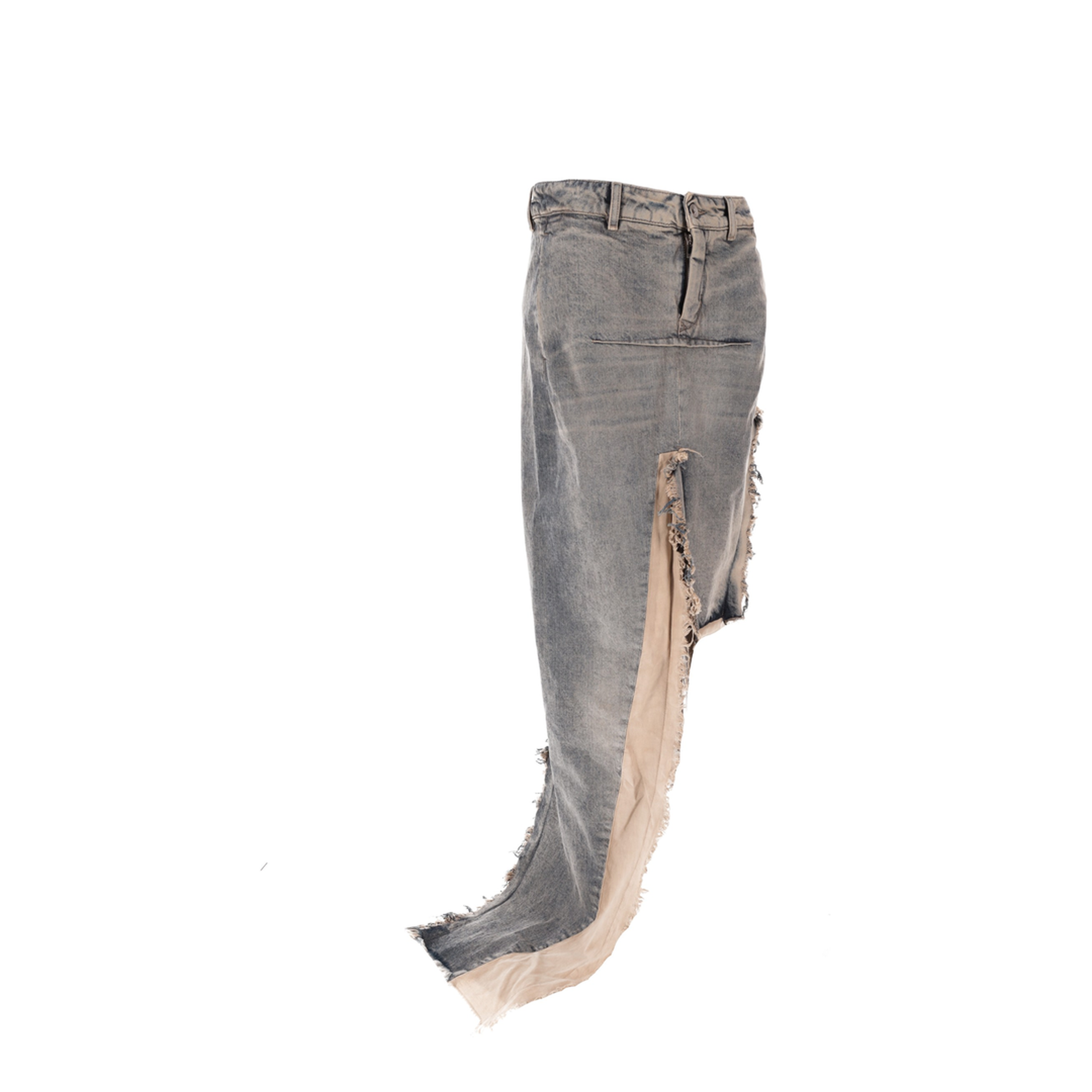 MAYFEYR - Rick Owens - Denim Sliced Skirt - RO02E4393DW76217621
