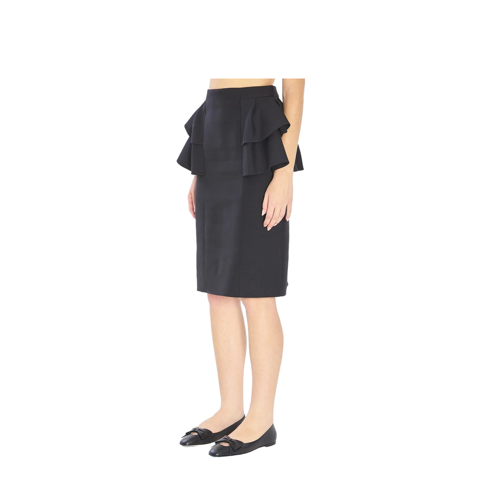 Midi Skirt In Couture Crepe