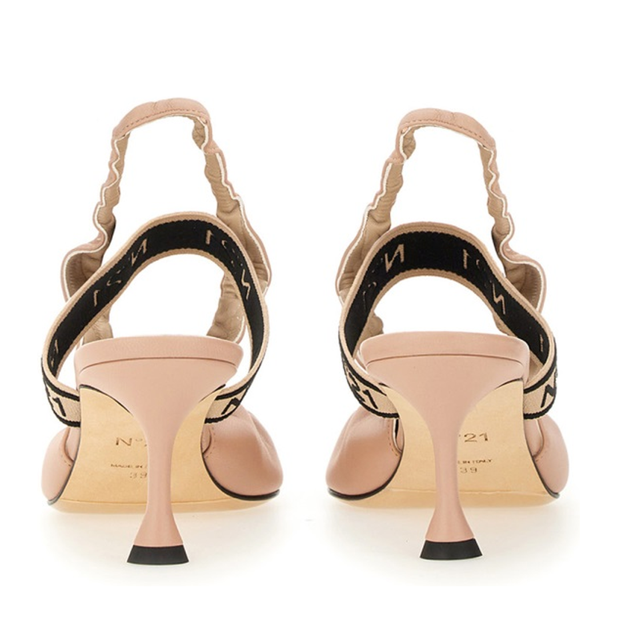 MAYFEYR - N°21 - Slingback With Logo - 25EGPSB003NPEC001