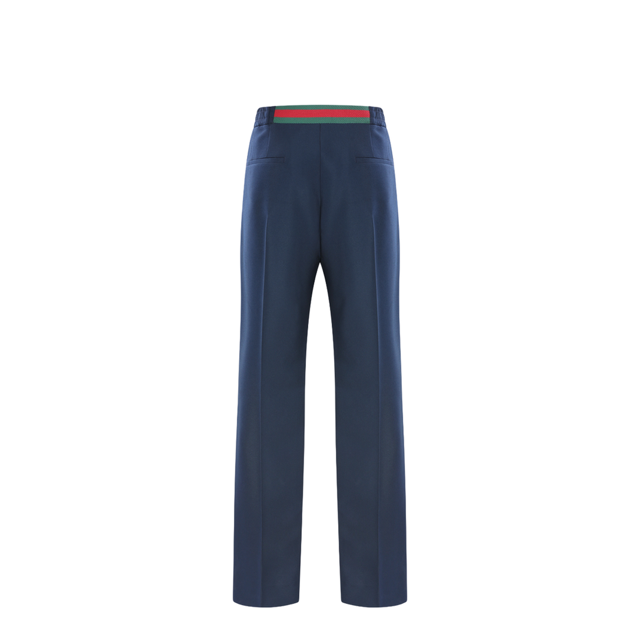 Technical Panama Sportswear Trousers in Dark Blue