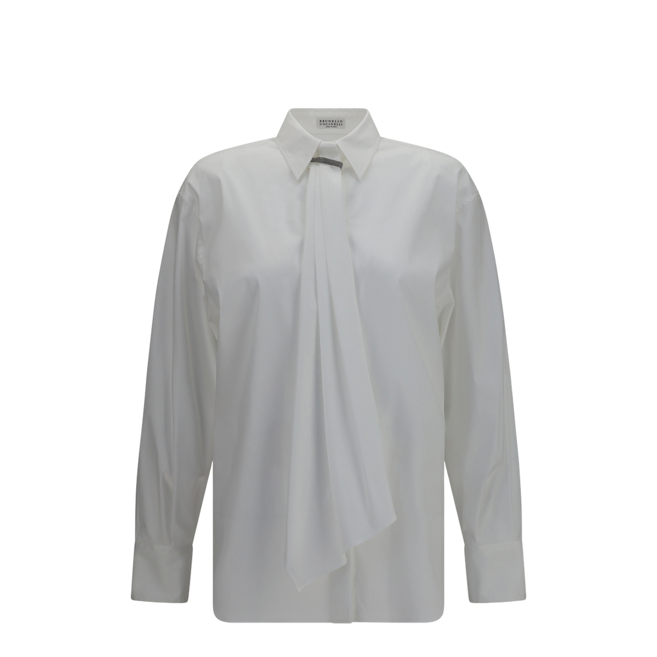 MAYFEYR - Brunello Cucinelli - Shirt With Monili Embellishment - MP091M2F06