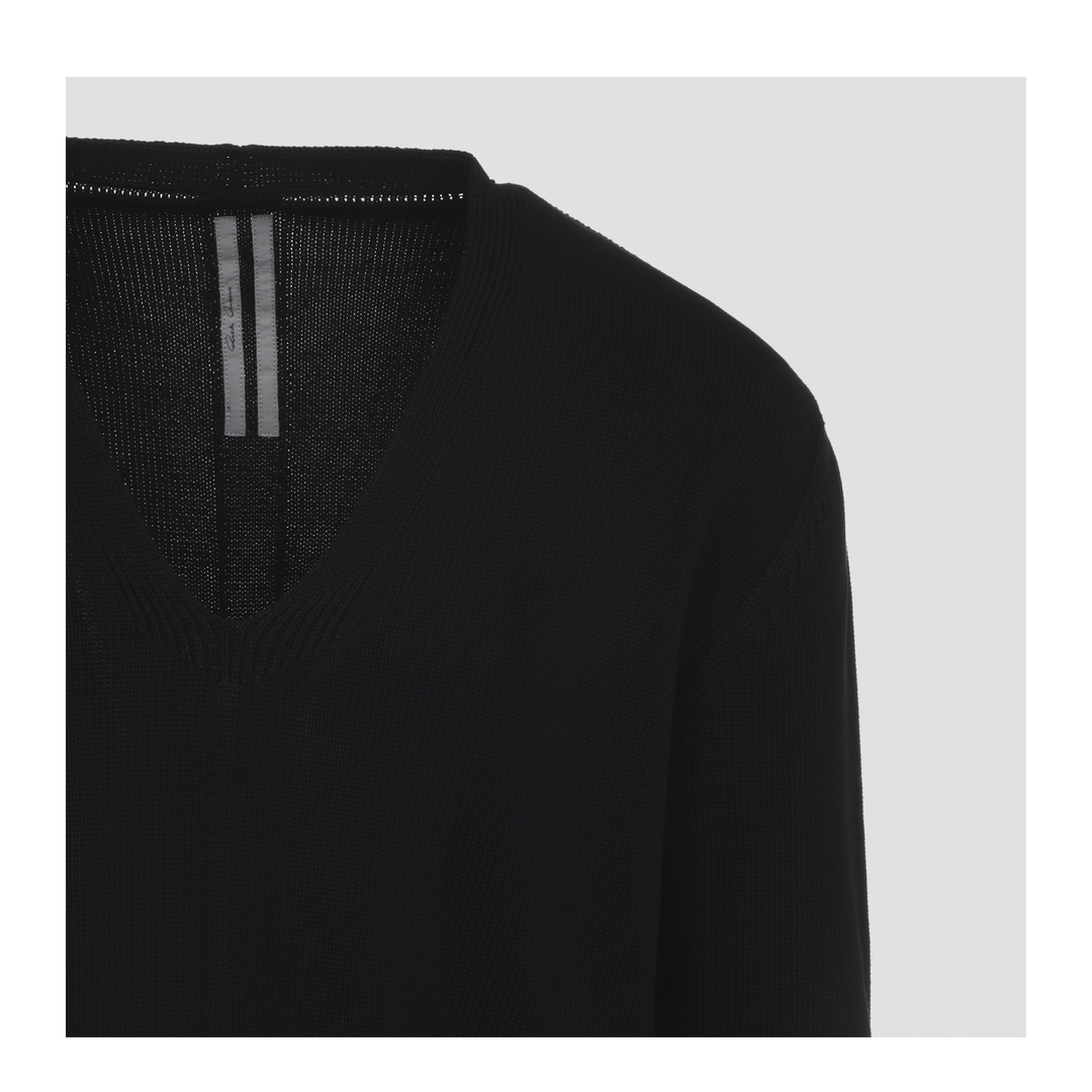 MAYFEYR - Rick Owens - Oversized Extreme V-Neck Pullover - RU01F2610KBC
