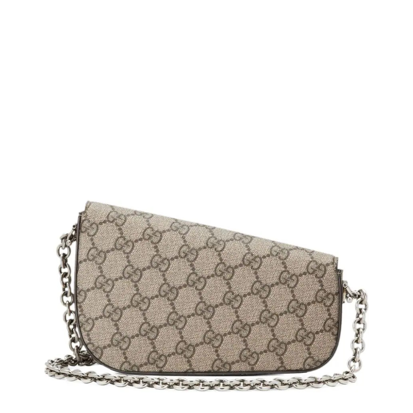 Ophidia Mini Leather Shoulder Bag - Beige