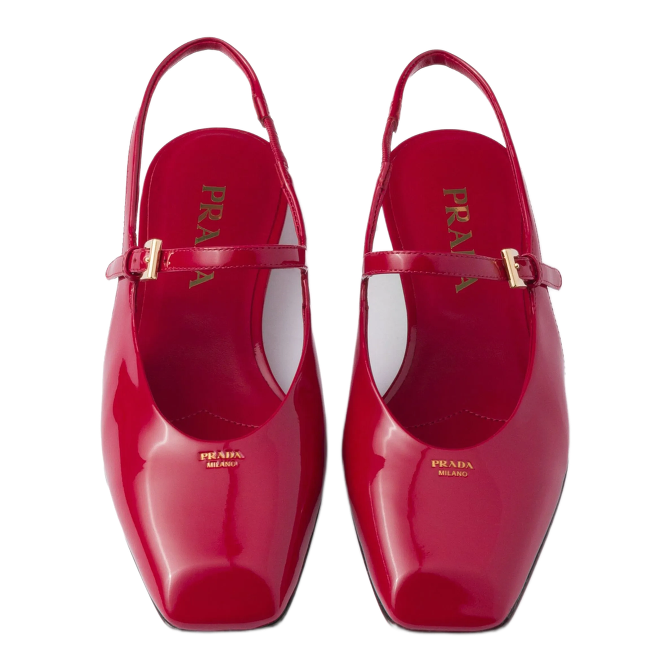 MAYFEYR - Prada - Leather Slingback Ballerina Shoes - 1F828NF015069F0E06