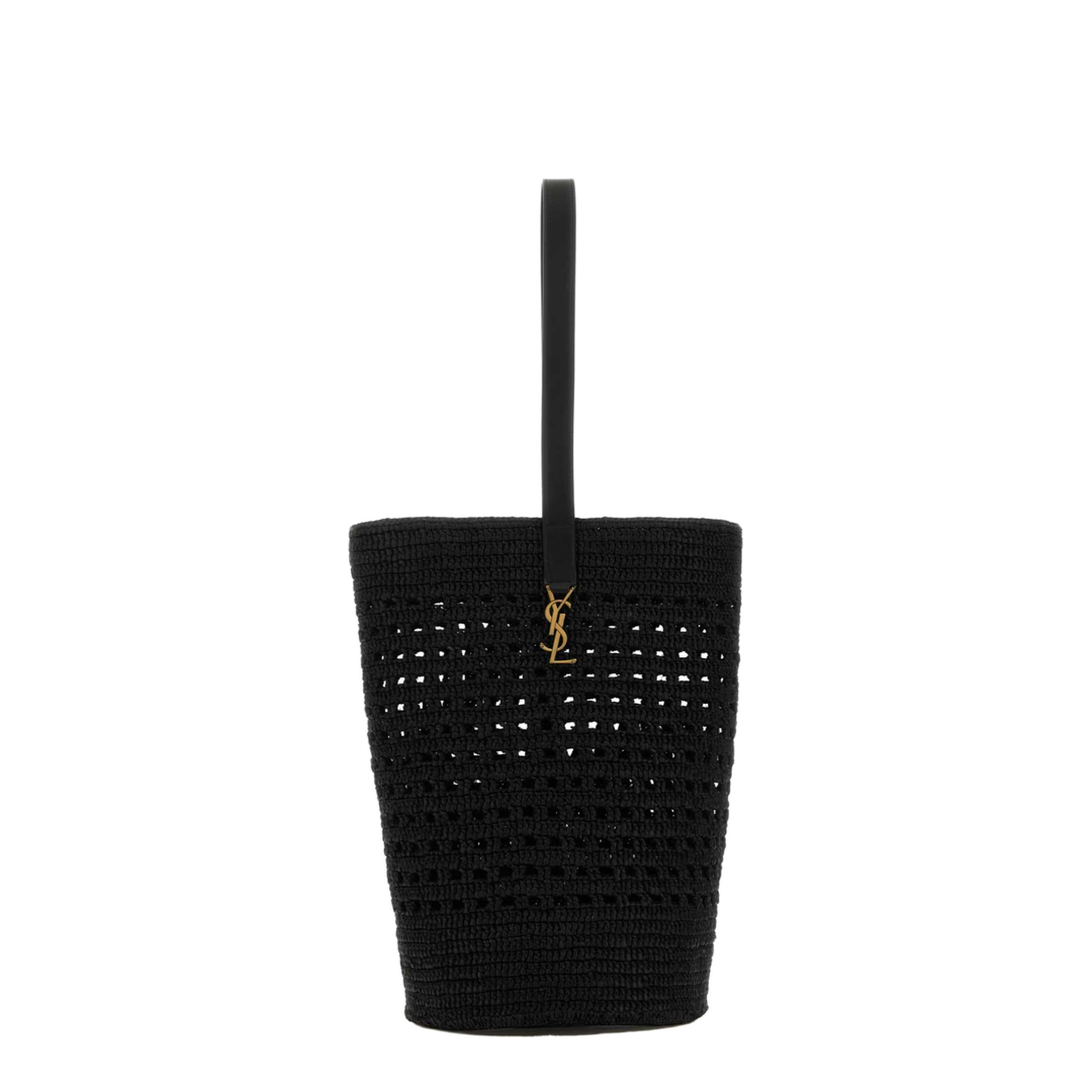 Crochet Shoulder Bag Black